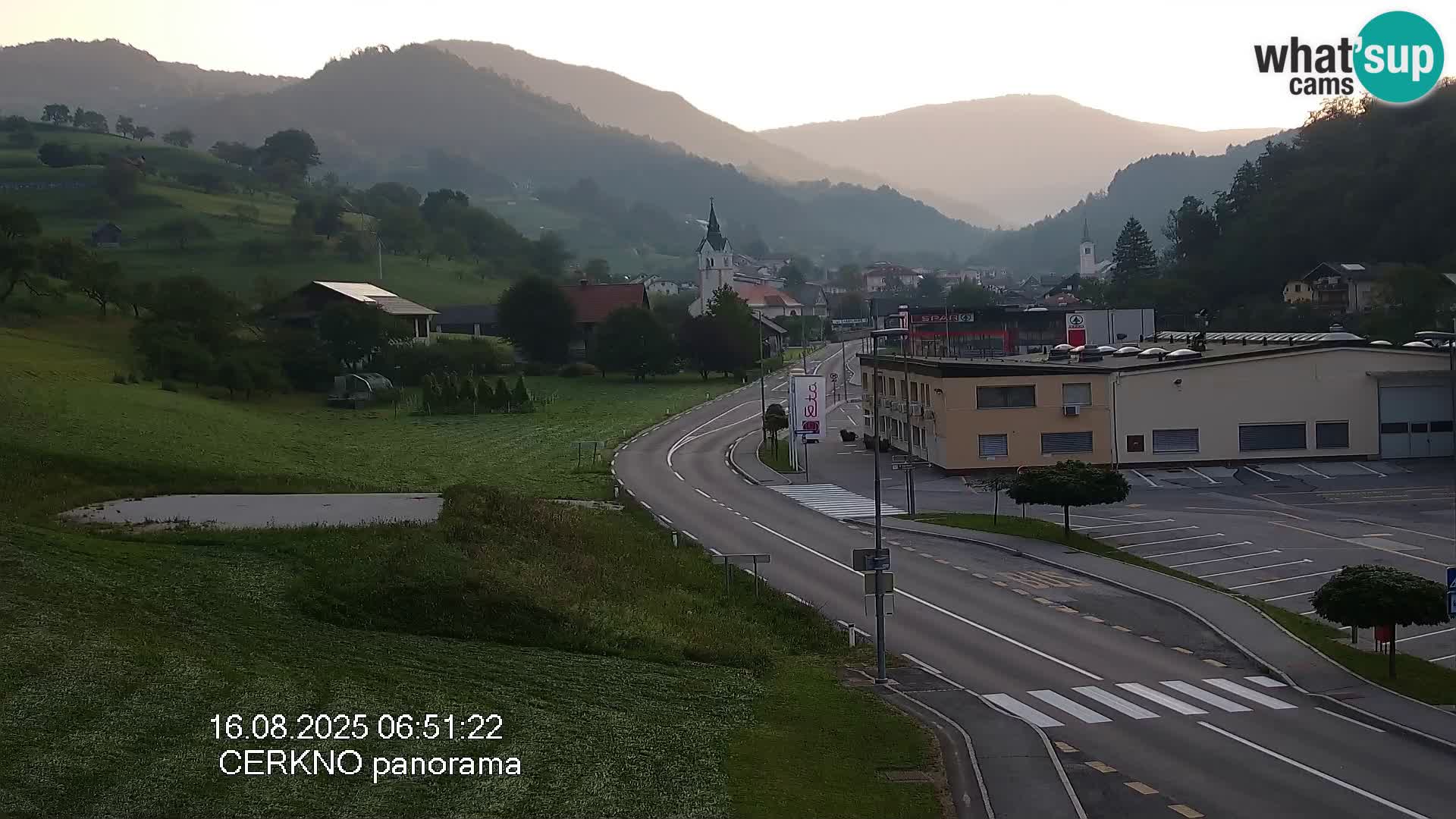 Cerkno ulaz u grad – Kamera uživo
