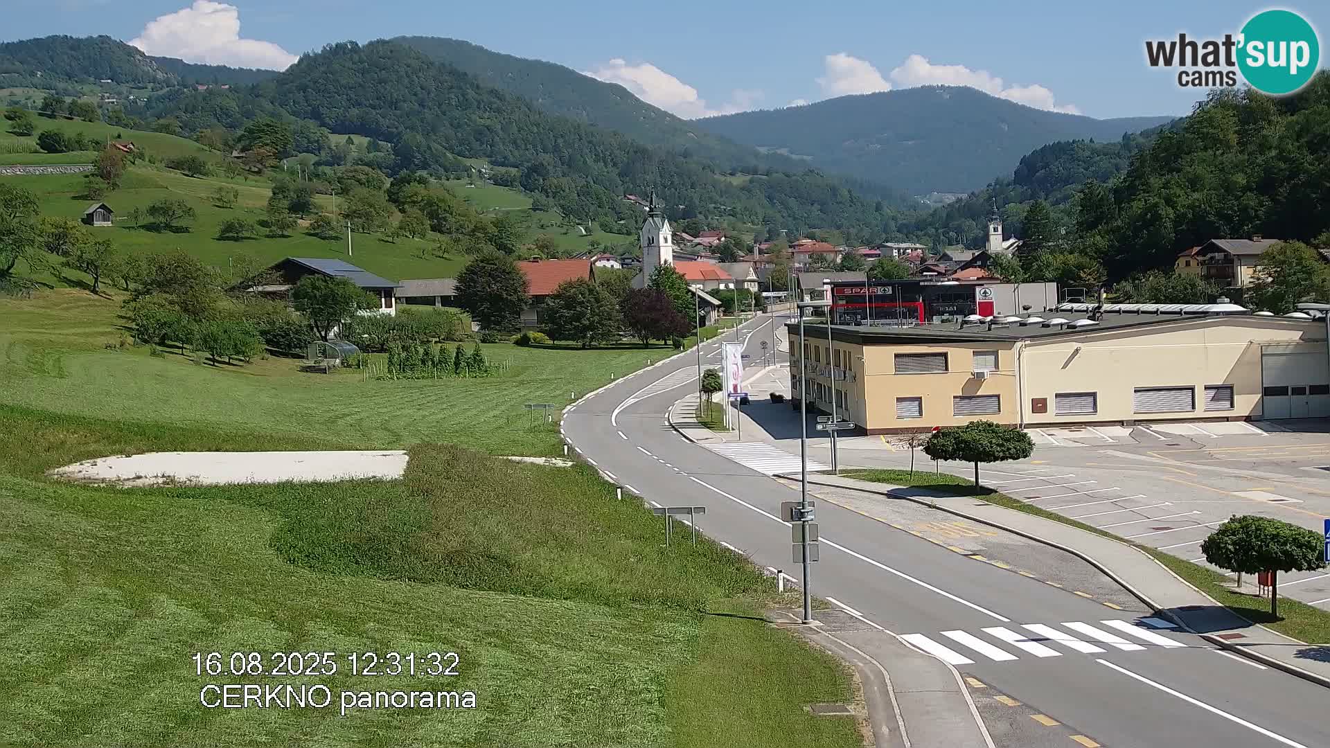 Cerkno Stadteingang Live-Webcam