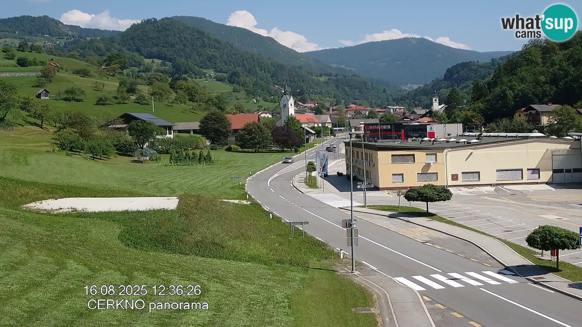Webcam Ingresso Città di Cerkno