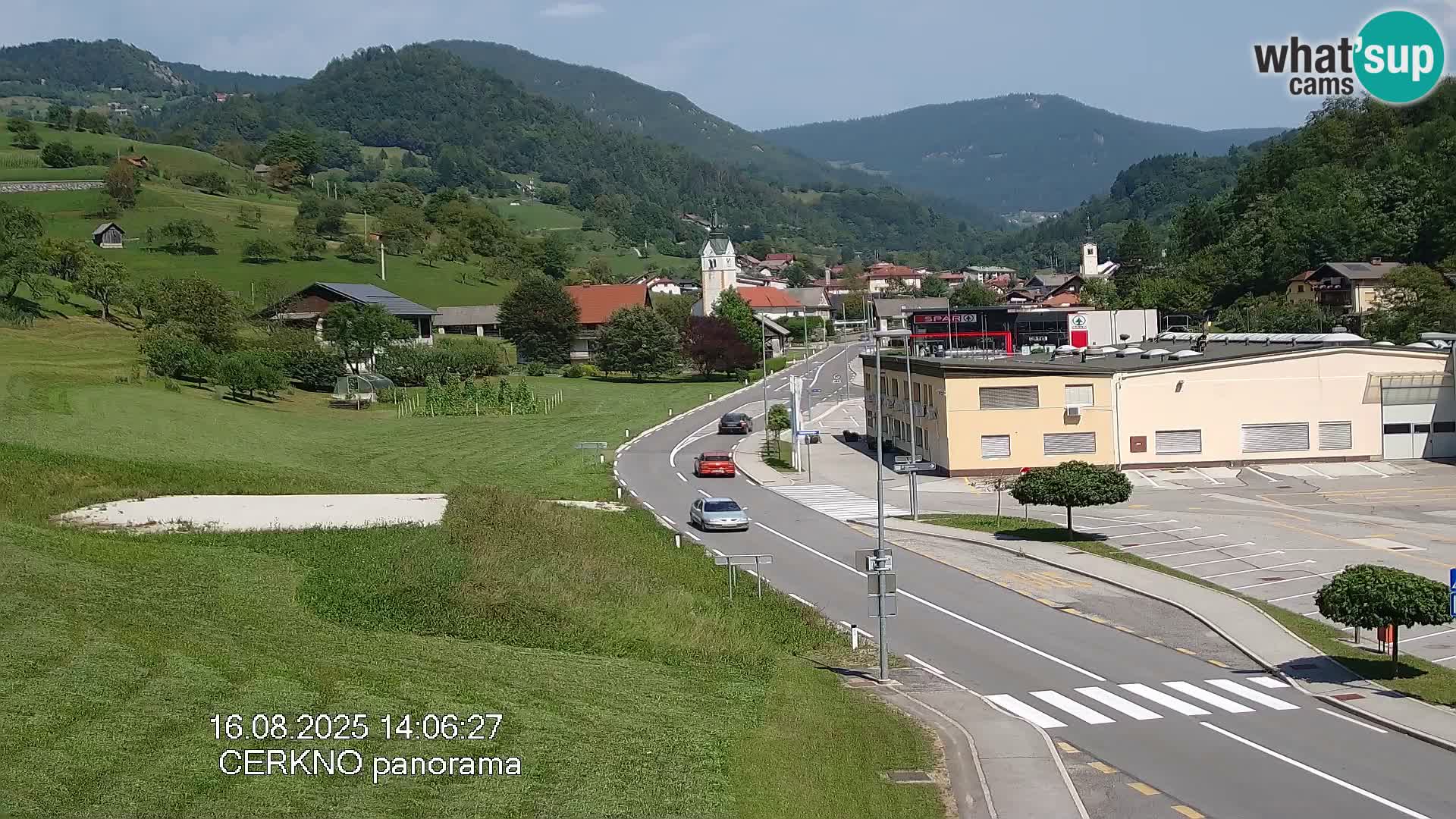 Cerkno Stadteingang Live-Webcam