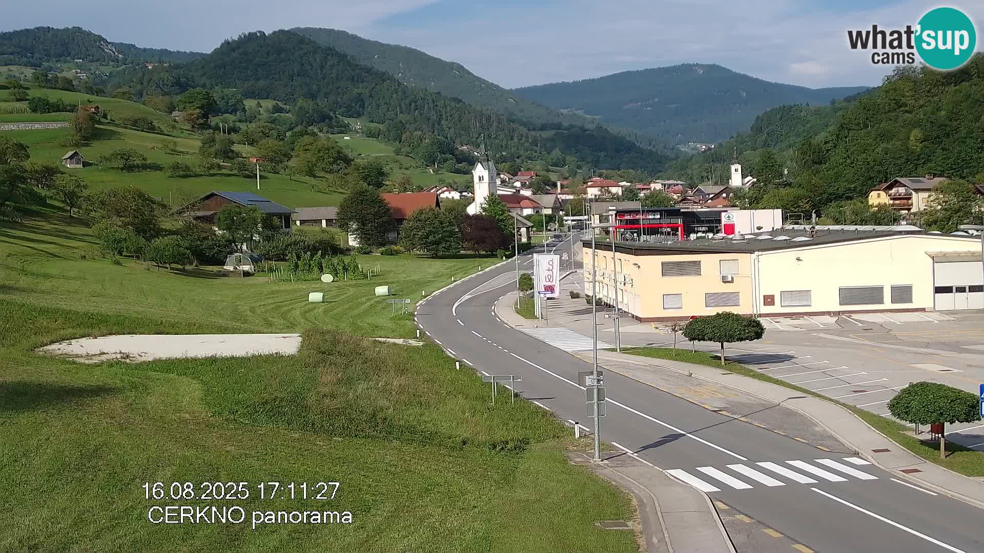Cerkno ulaz u grad – Kamera uživo