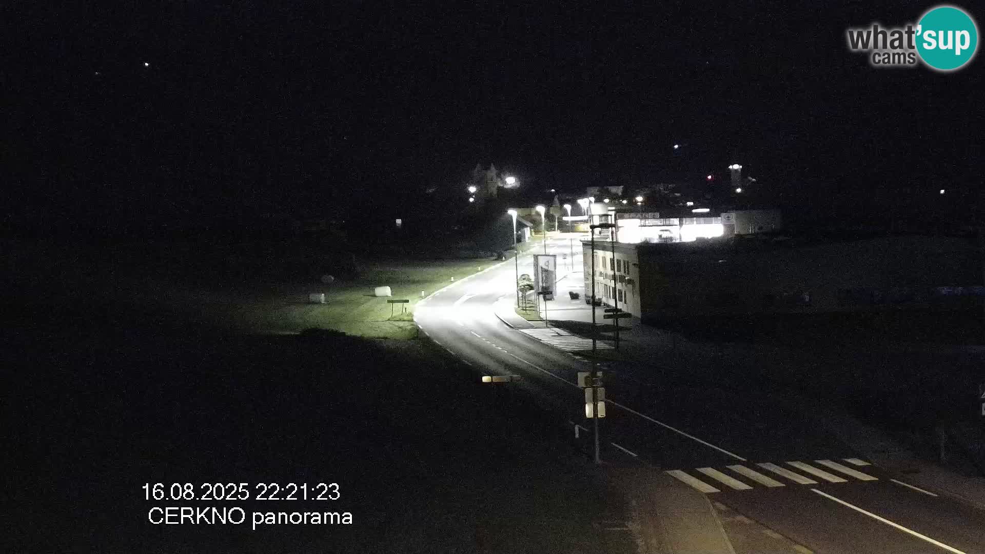 Webcam en direct – Entrée de la ville de Cerkno