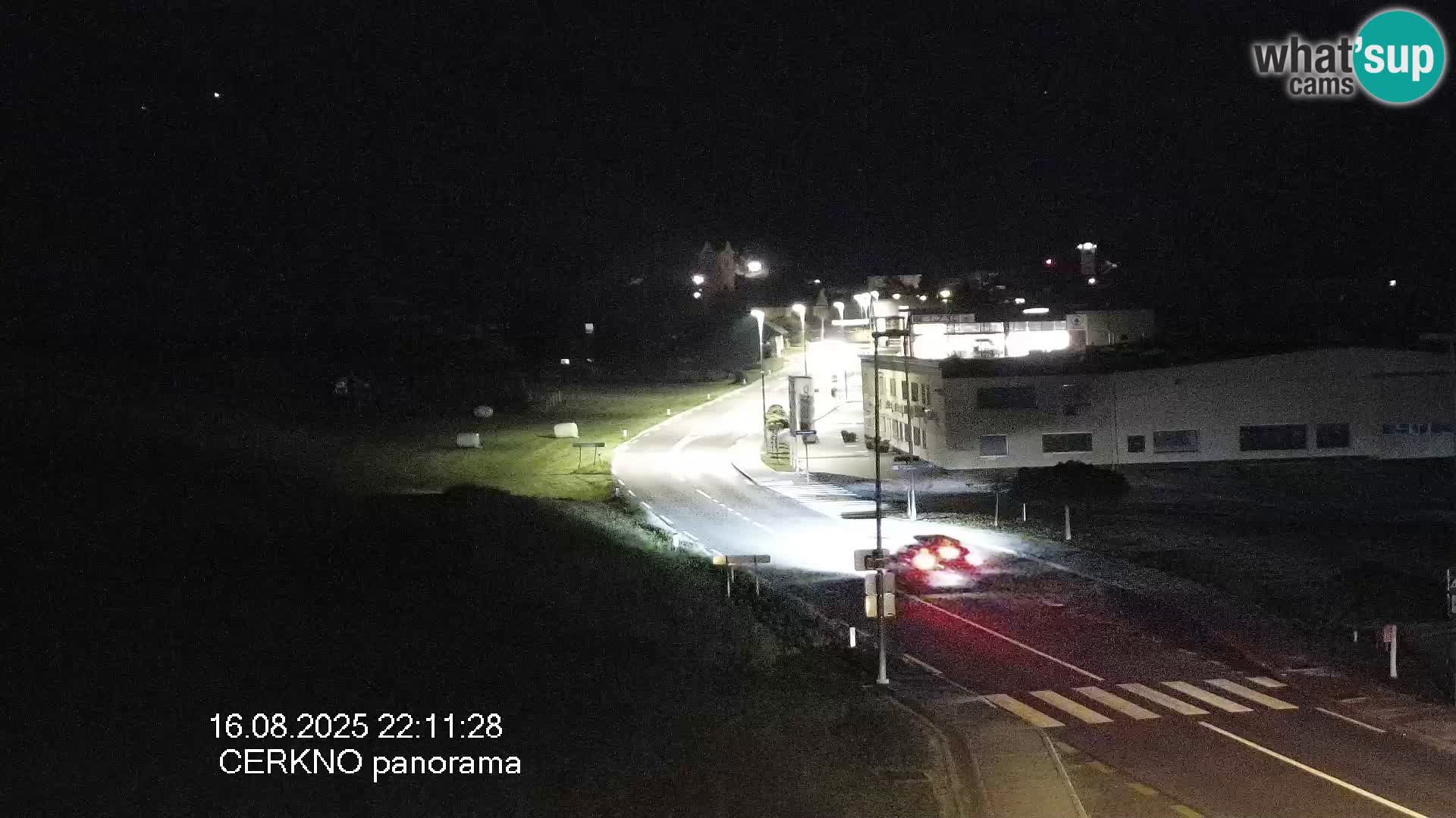 Webcam en direct – Entrée de la ville de Cerkno