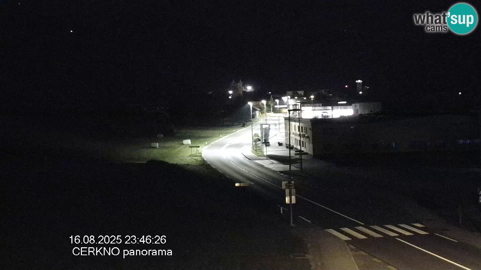 Cerkno entrada a la ciudad Webcam en vivo