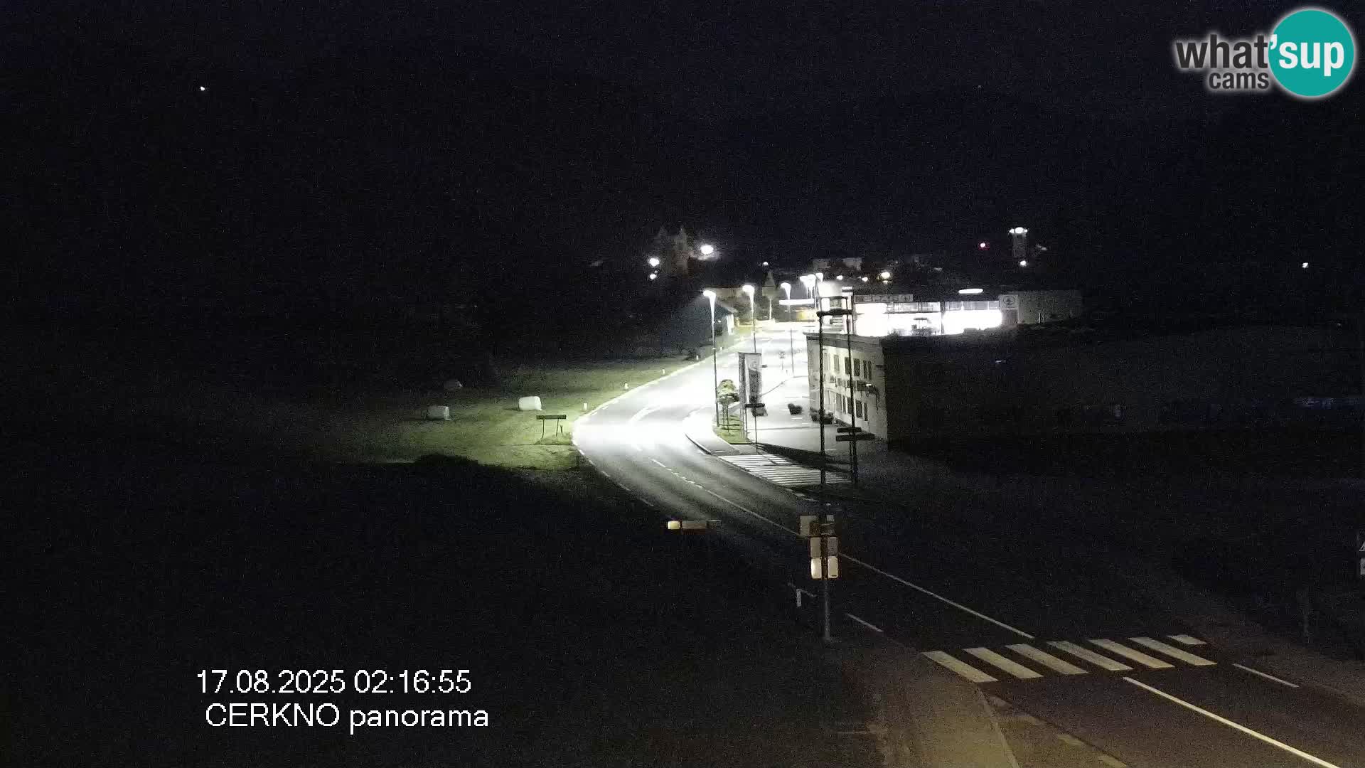 Cerkno entrada a la ciudad Webcam en vivo