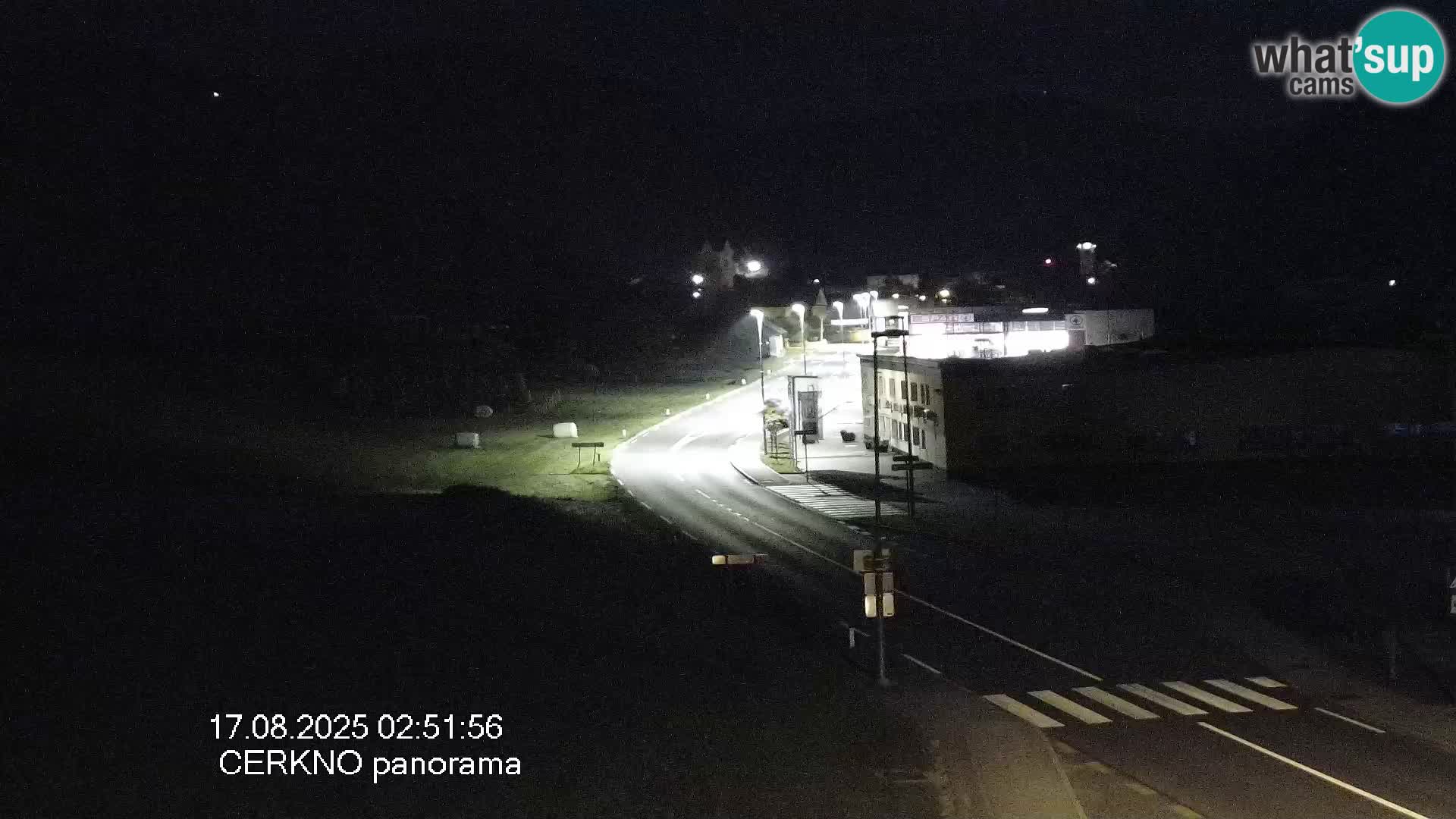 Webcam en direct – Entrée de la ville de Cerkno
