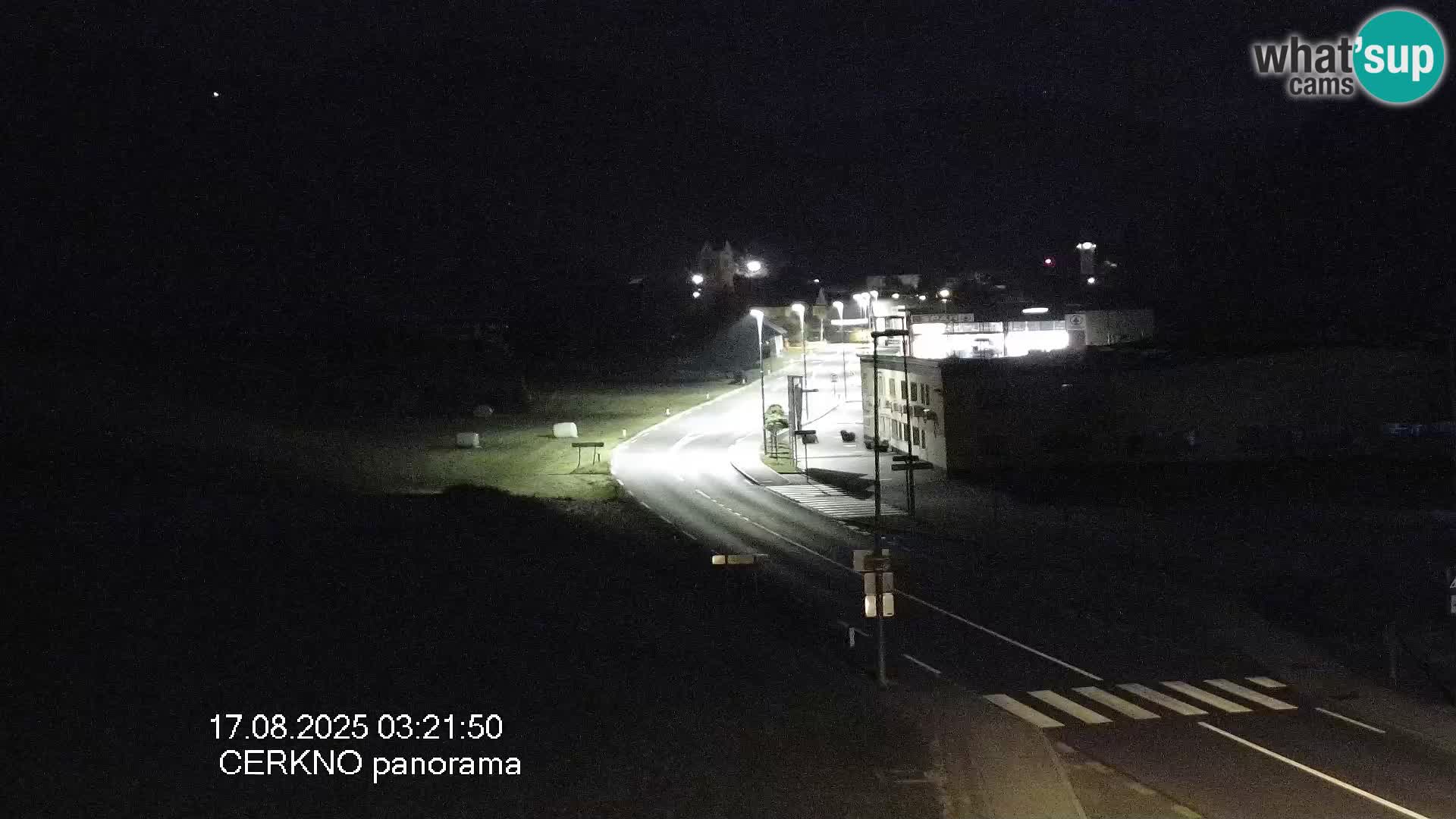 Cerkno city entrance Live Webcam