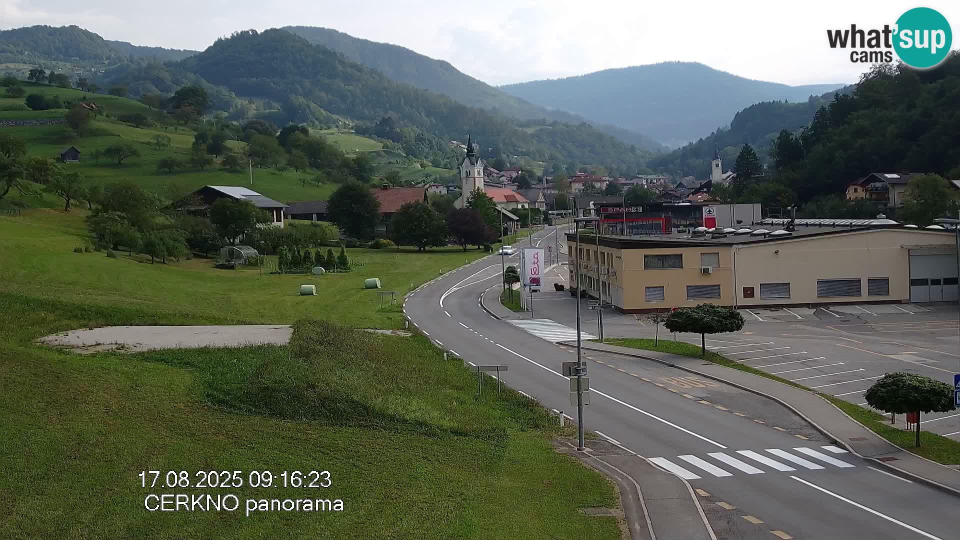 Cerkno Stadteingang Live-Webcam