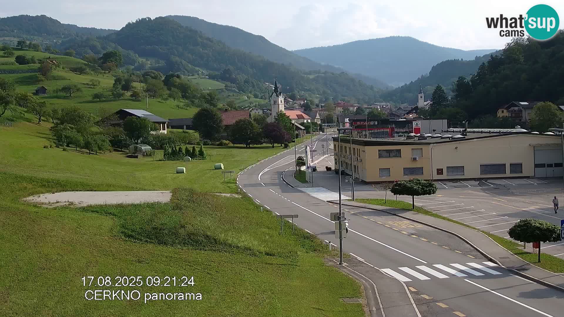 Cerkno Stadteingang Live-Webcam