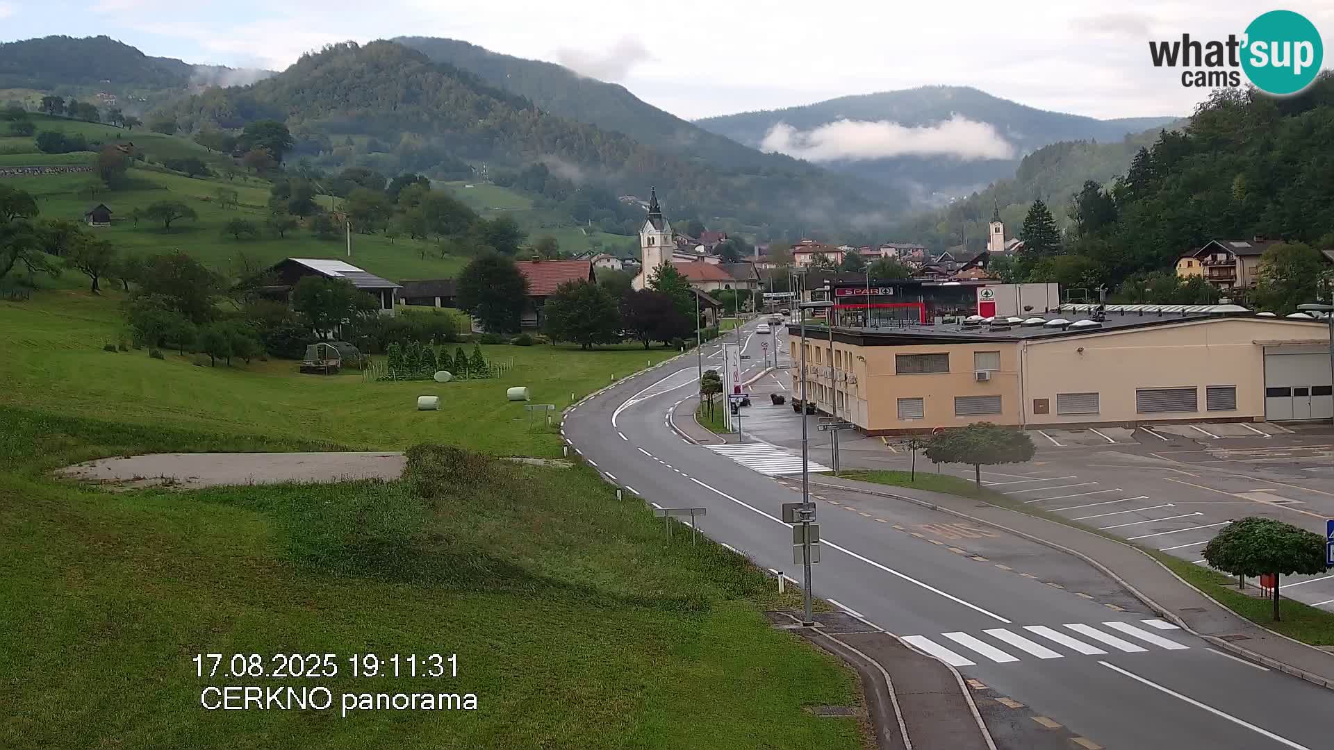 Cerkno ulaz u grad – Kamera uživo