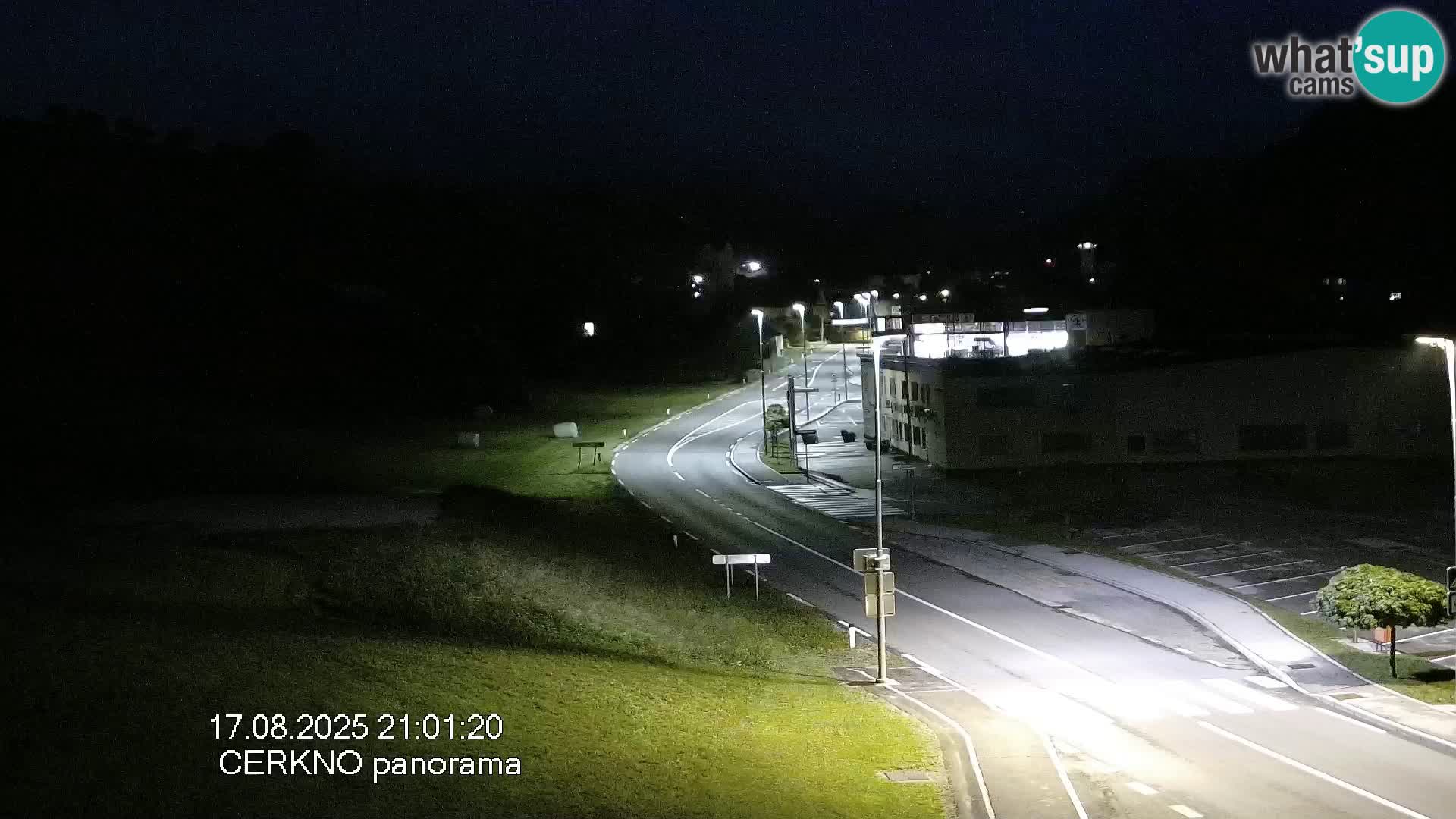 Webcam en direct – Entrée de la ville de Cerkno