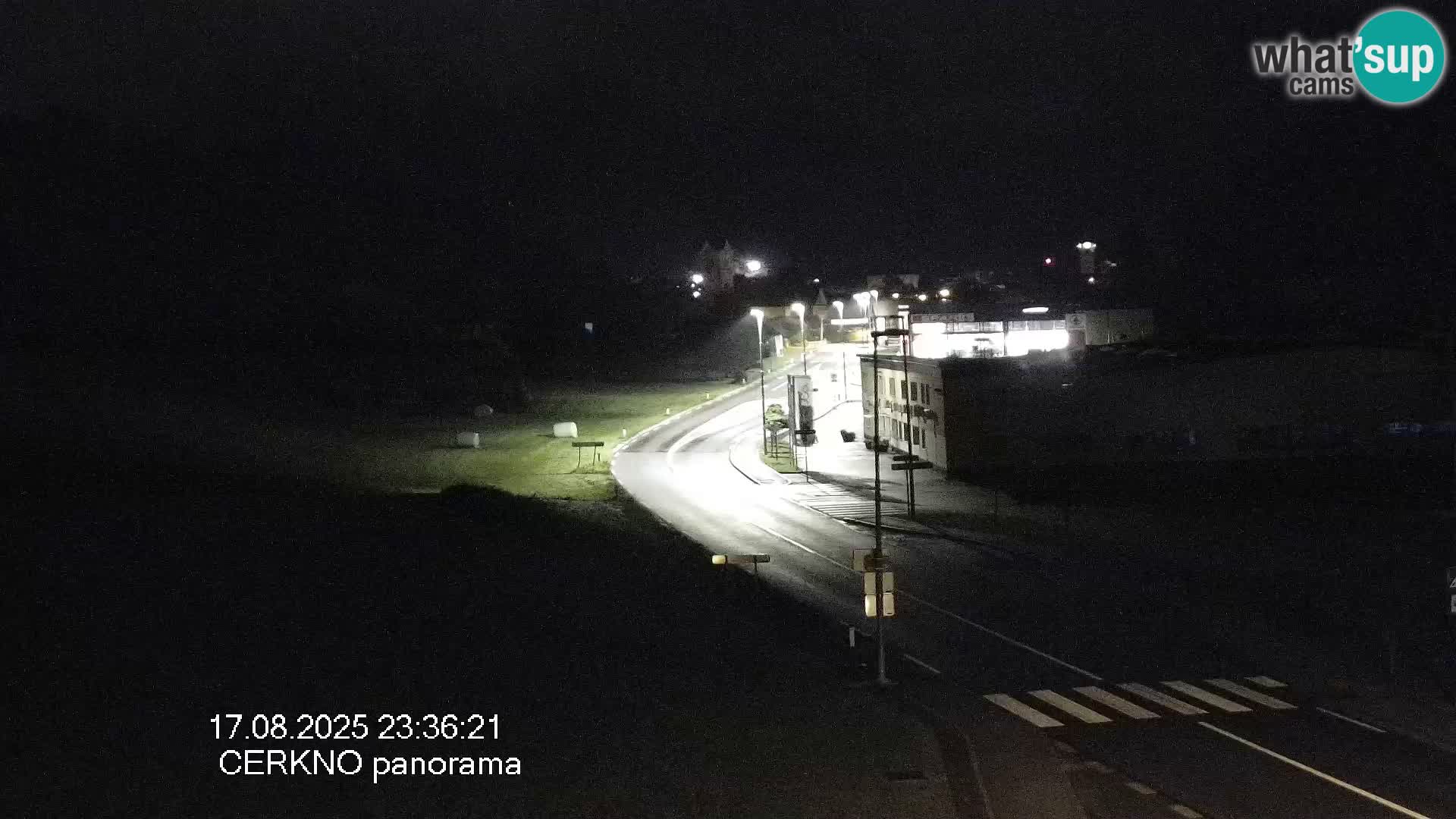 Cerkno entrada a la ciudad Webcam en vivo