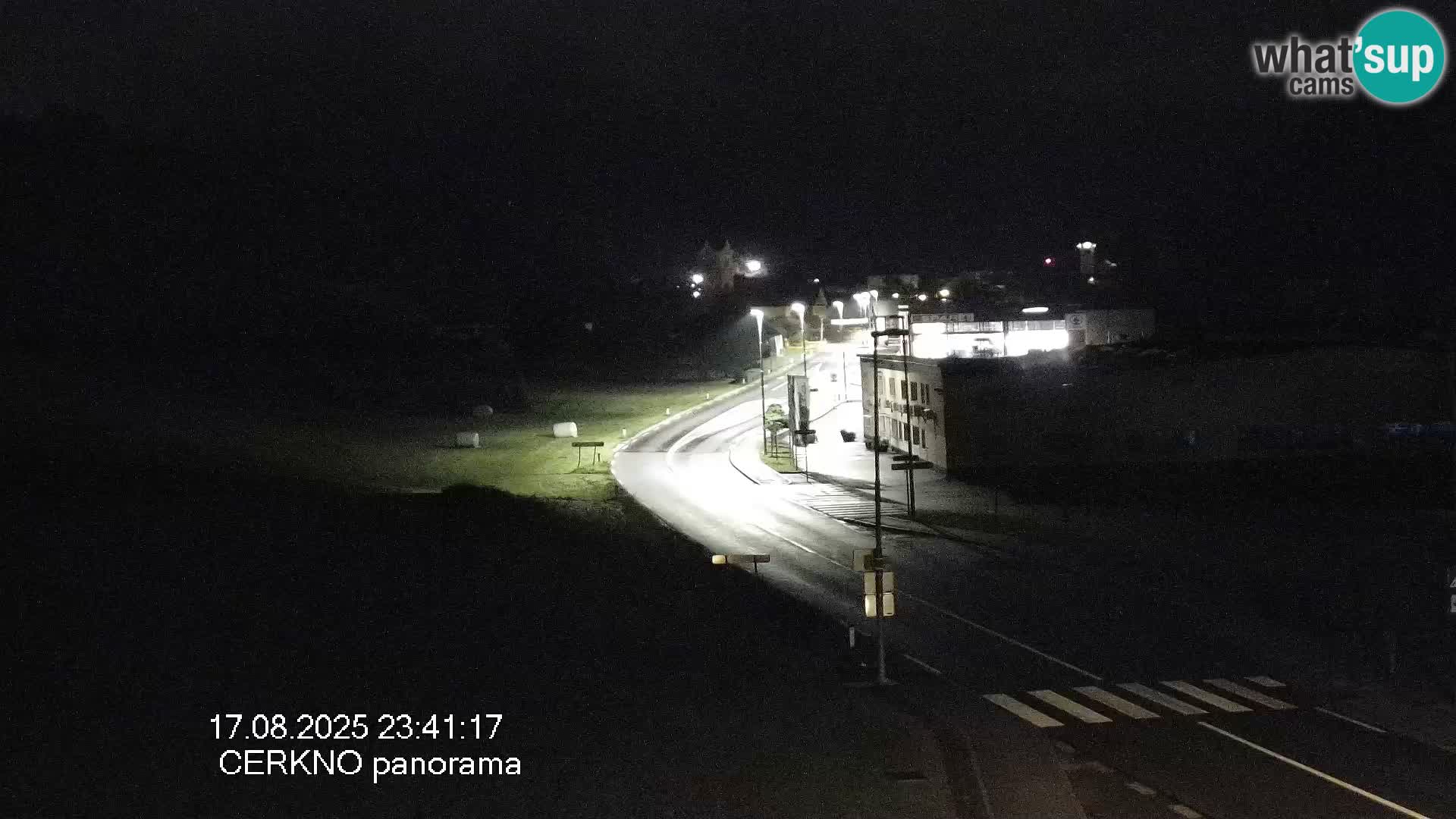 Cerkno city entrance Live Webcam