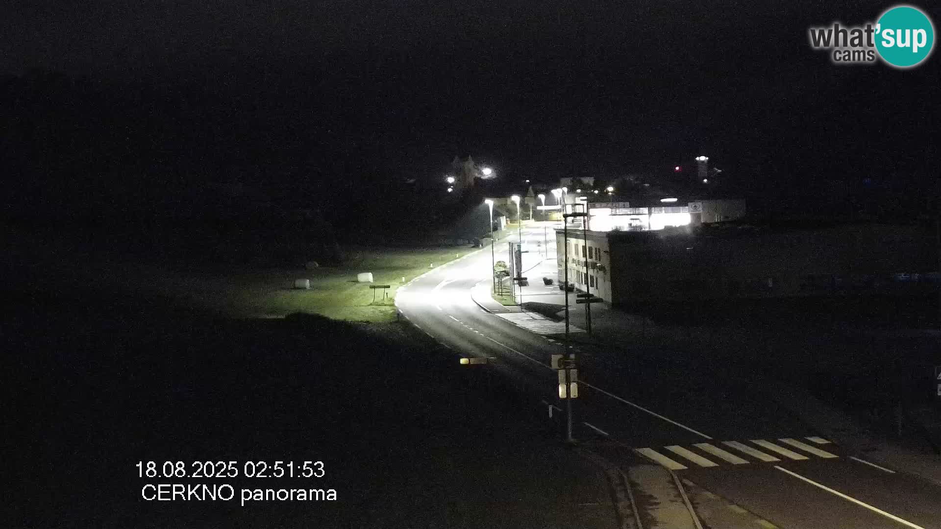 Cerkno entrada a la ciudad Webcam en vivo