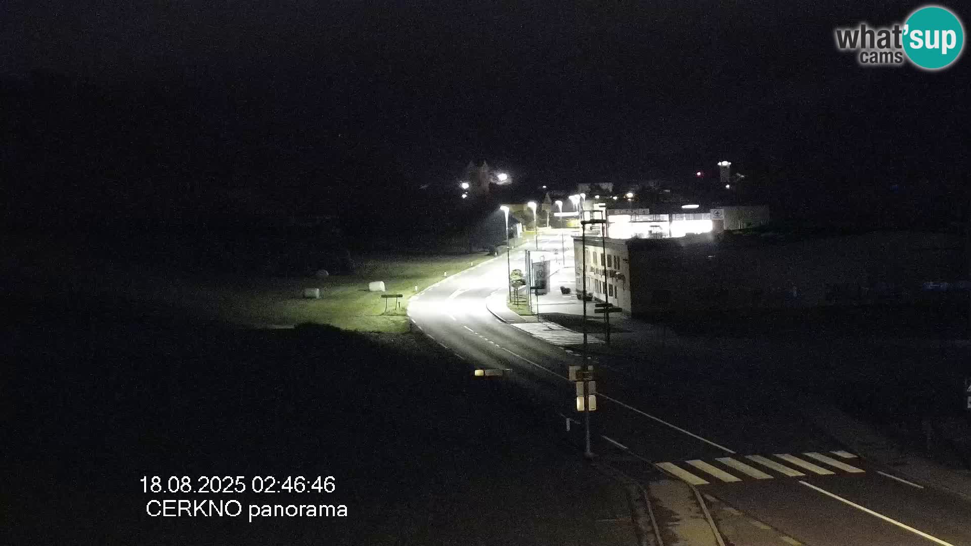 Cerkno entrada a la ciudad Webcam en vivo