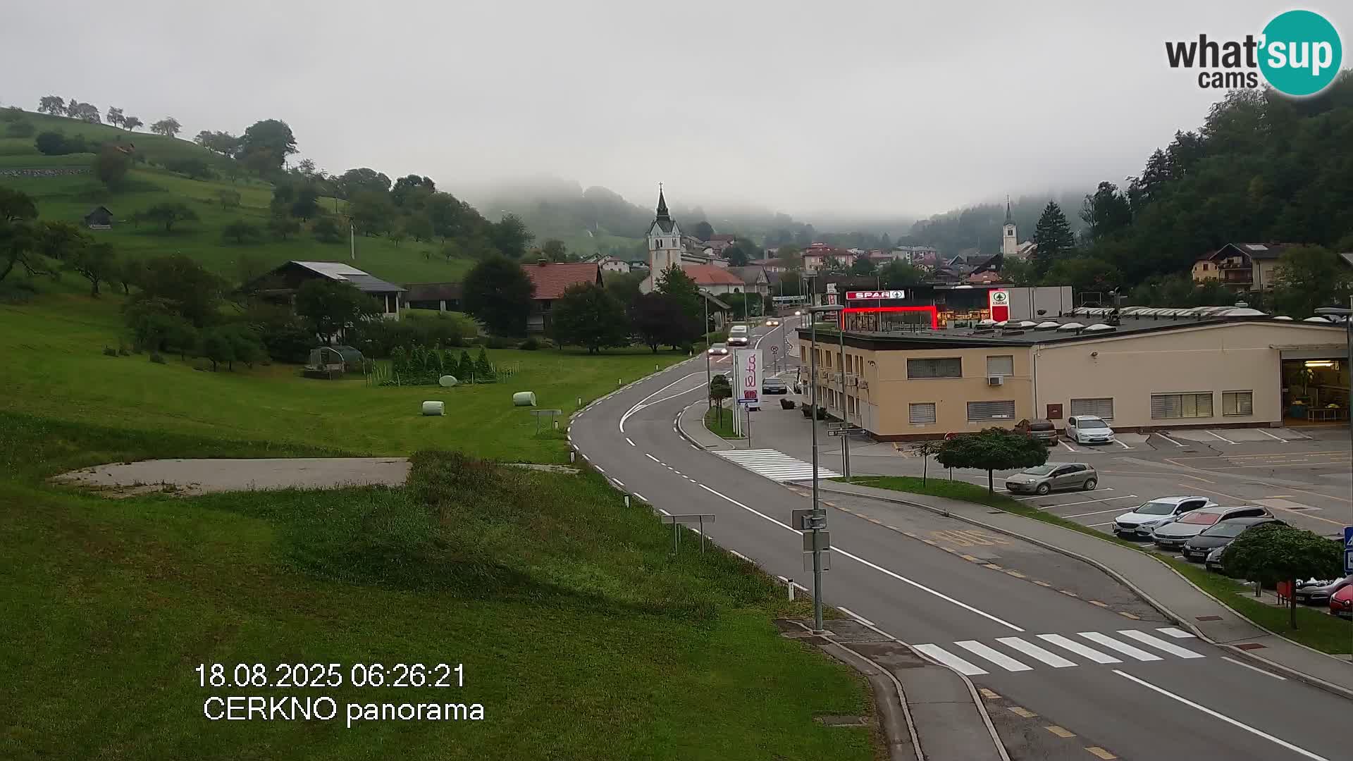 Cerkno ulaz u grad – Kamera uživo