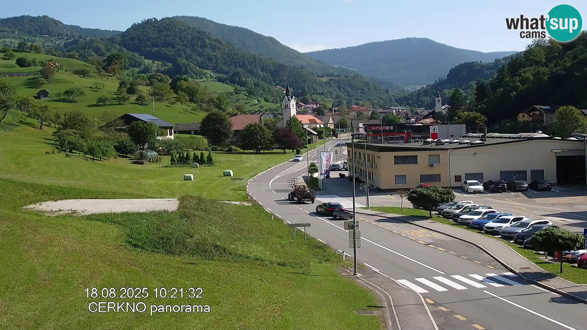 Cerkno ulaz u grad – Kamera uživo