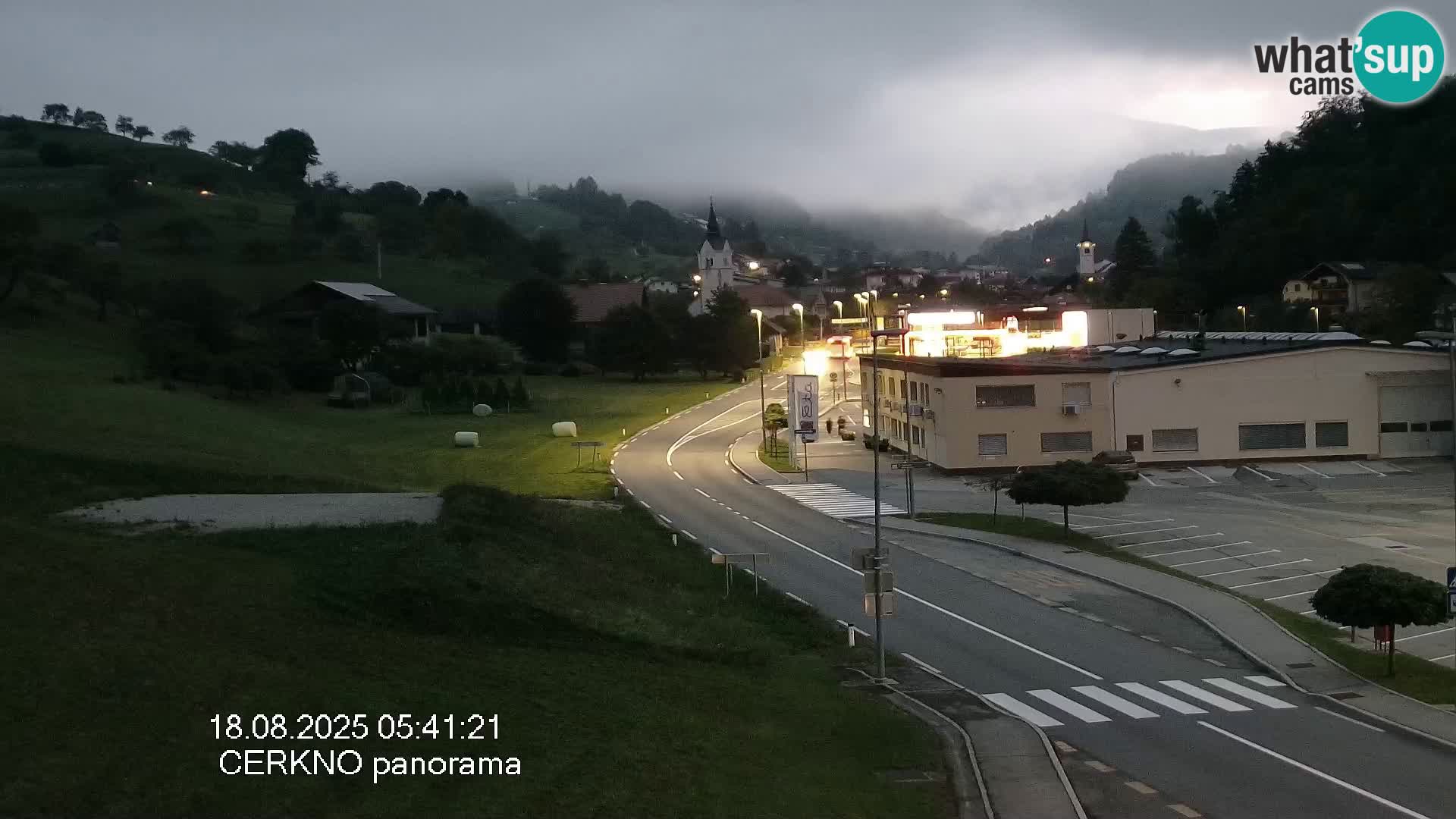Cerkno ulaz u grad – Kamera uživo