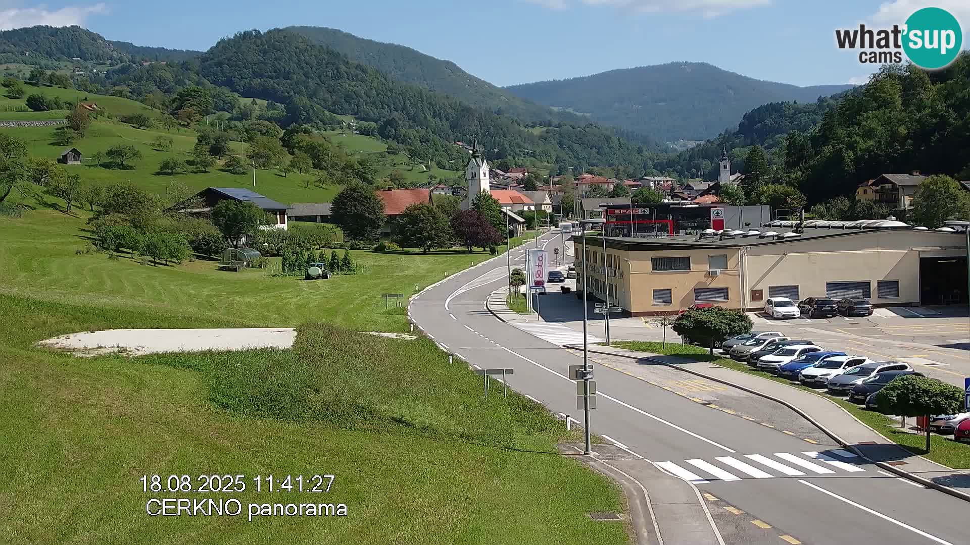 Cerkno Stadteingang Live-Webcam