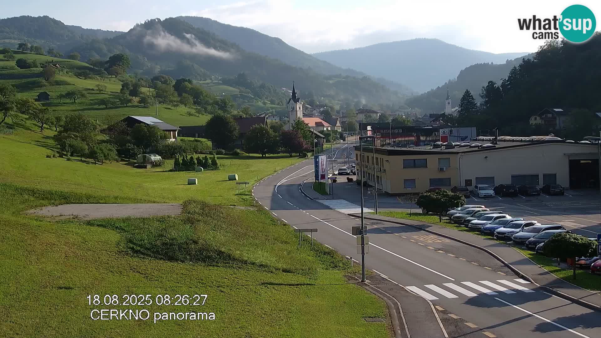 Cerkno ulaz u grad – Kamera uživo