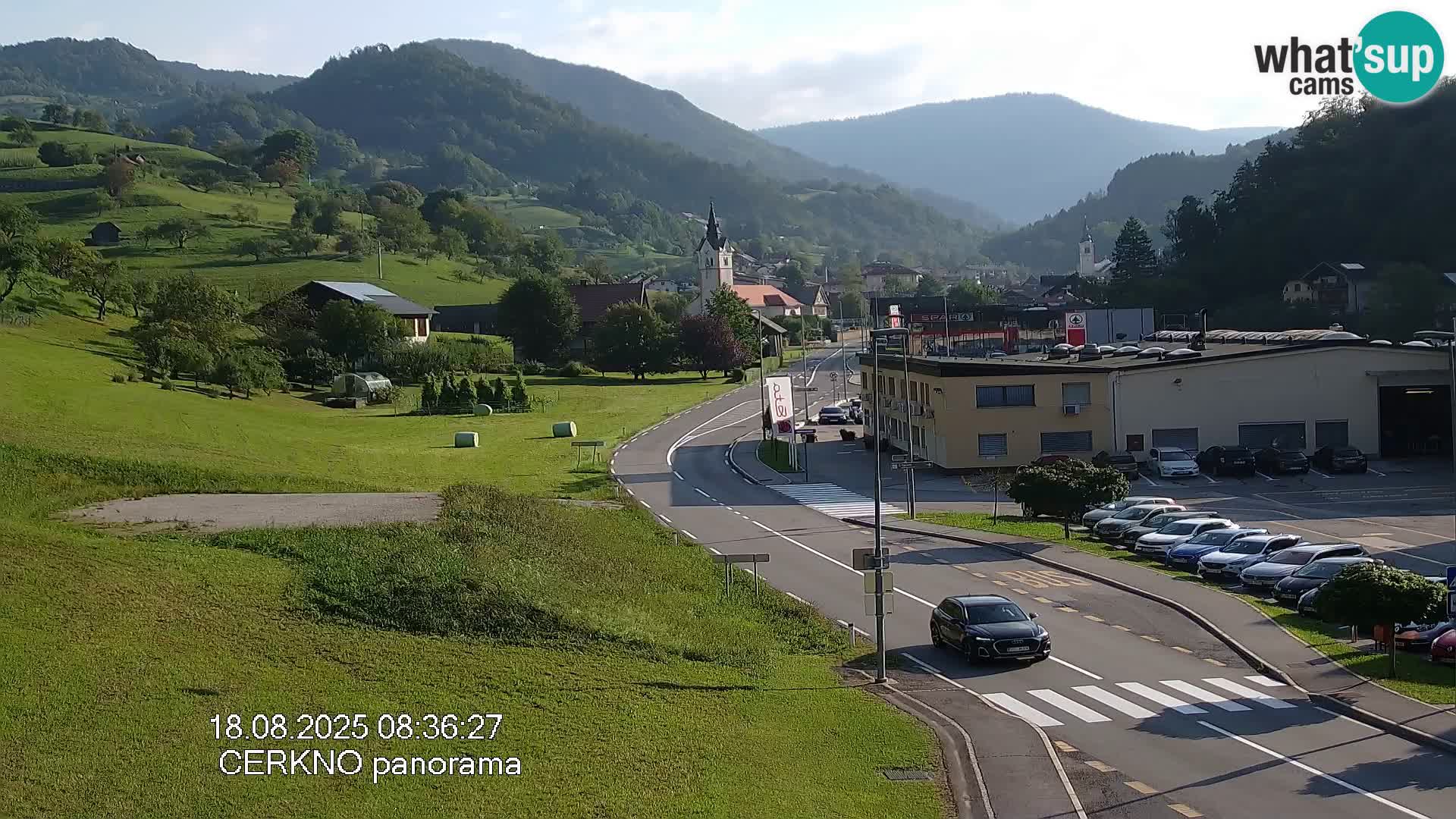 Cerkno Stadteingang Live-Webcam