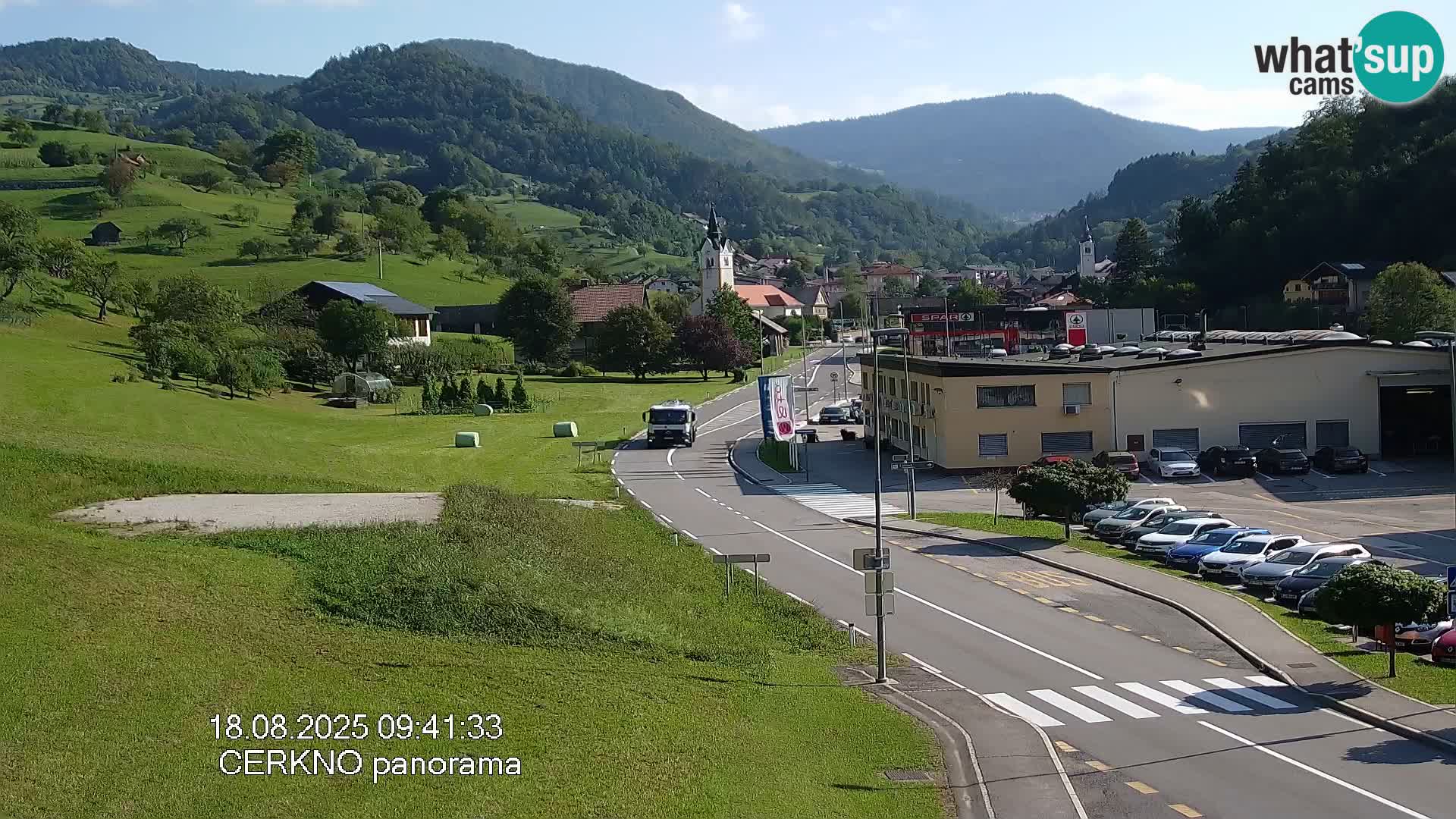 Cerkno Stadteingang Live-Webcam