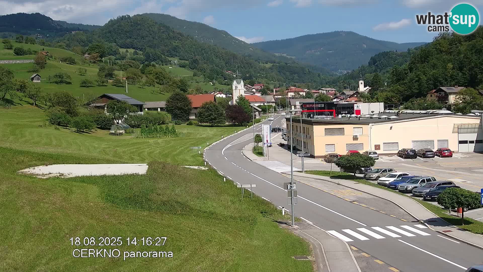 Cerkno Stadteingang Live-Webcam
