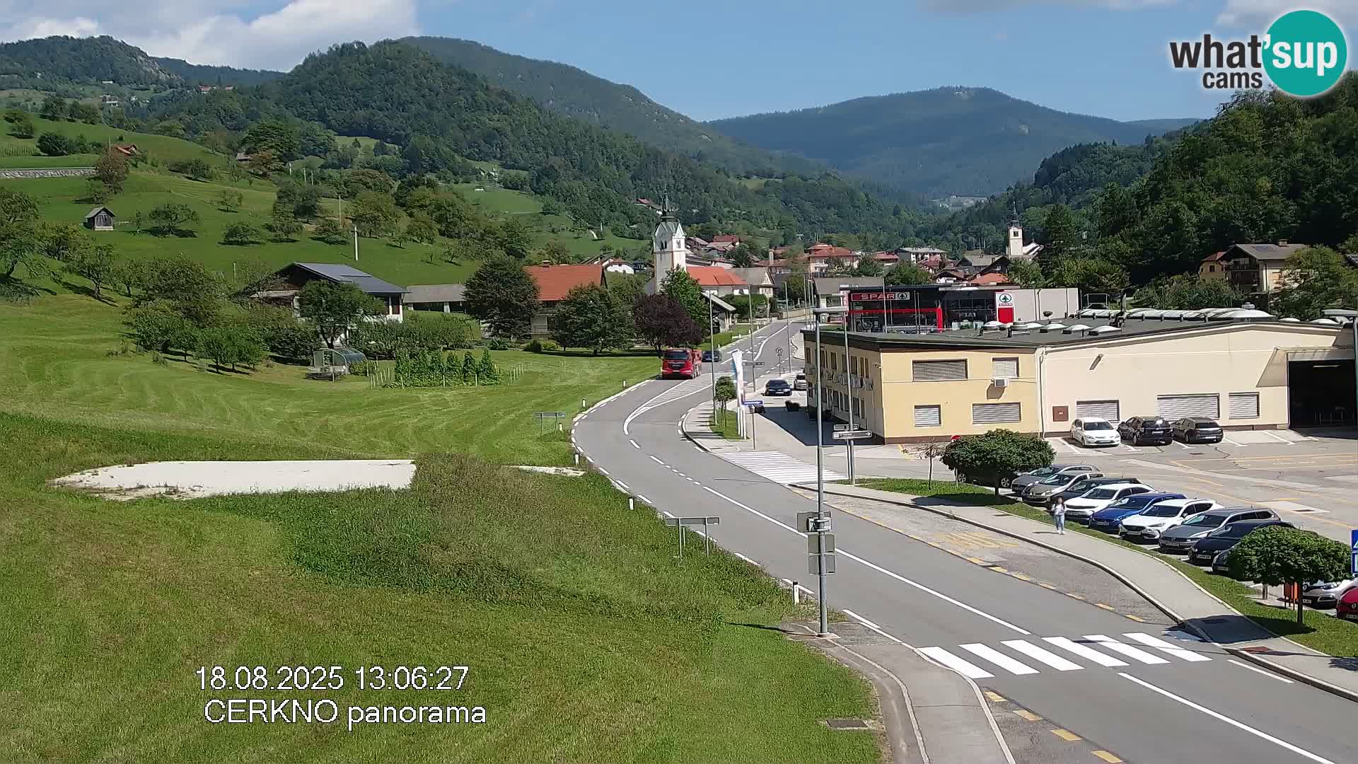 Cerkno ulaz u grad – Kamera uživo