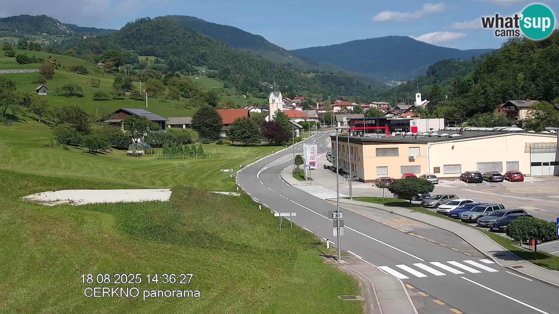 Webcam Ingresso Città di Cerkno