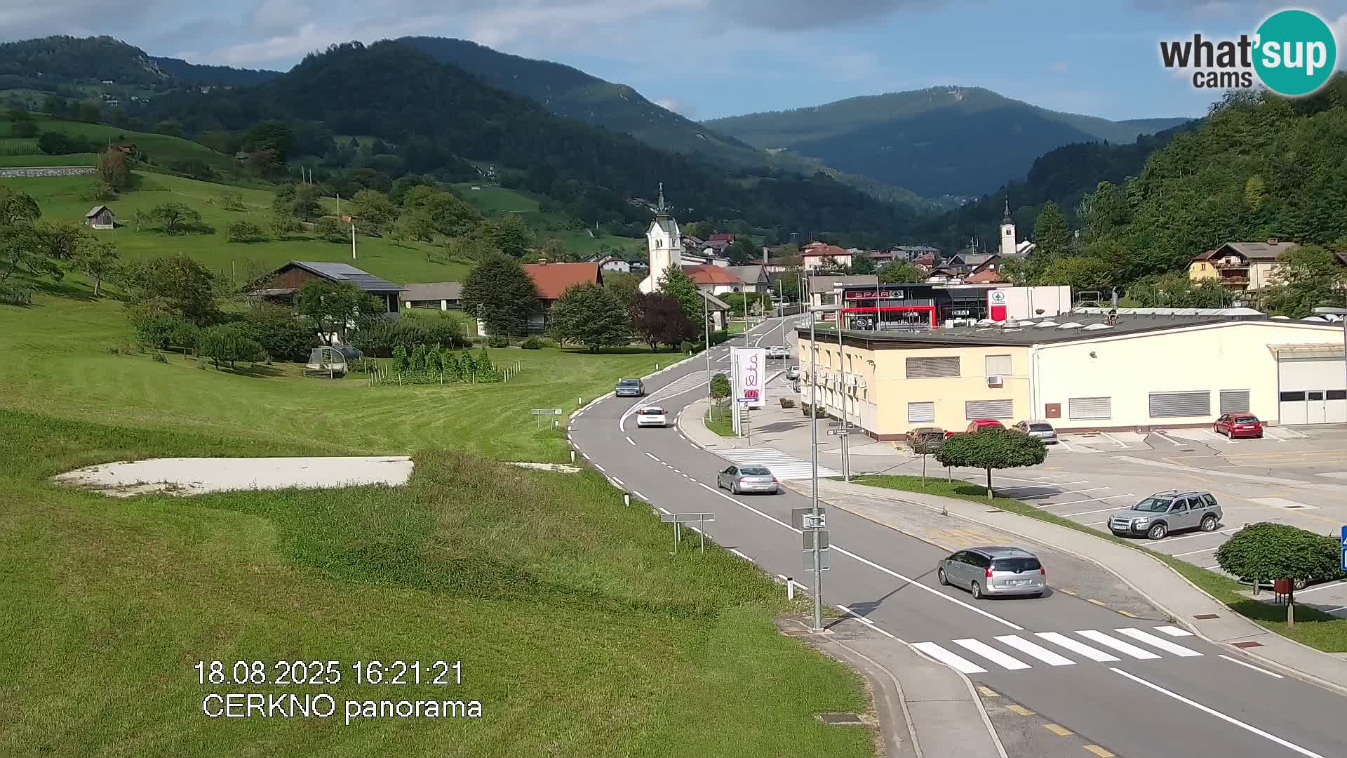 Cerkno Stadteingang Live-Webcam