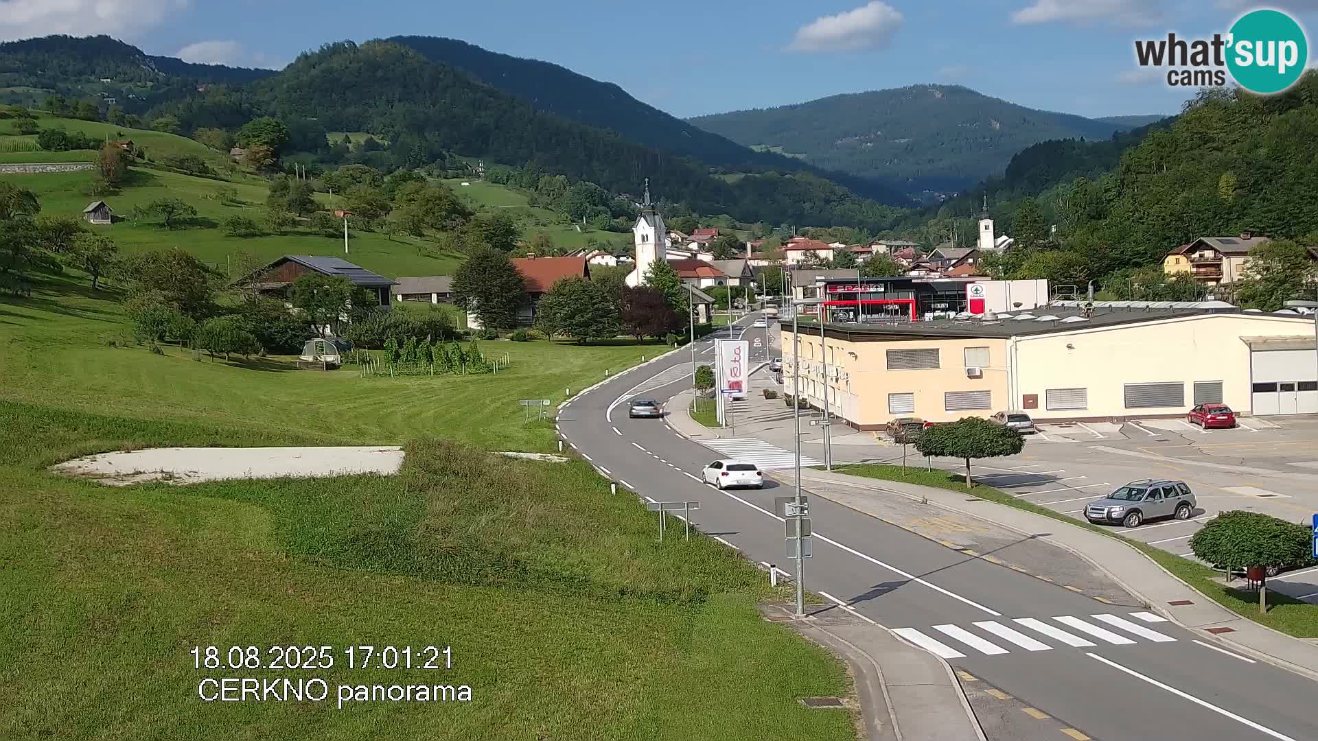 Cerkno Stadteingang Live-Webcam