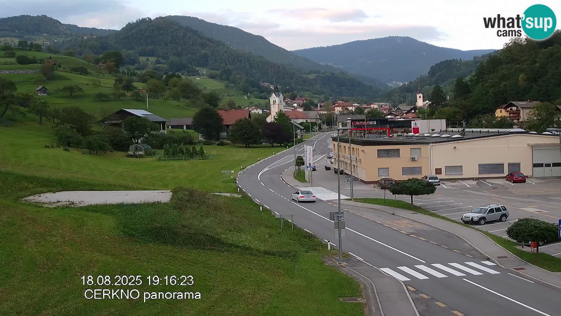Cerkno ulaz u grad – Kamera uživo