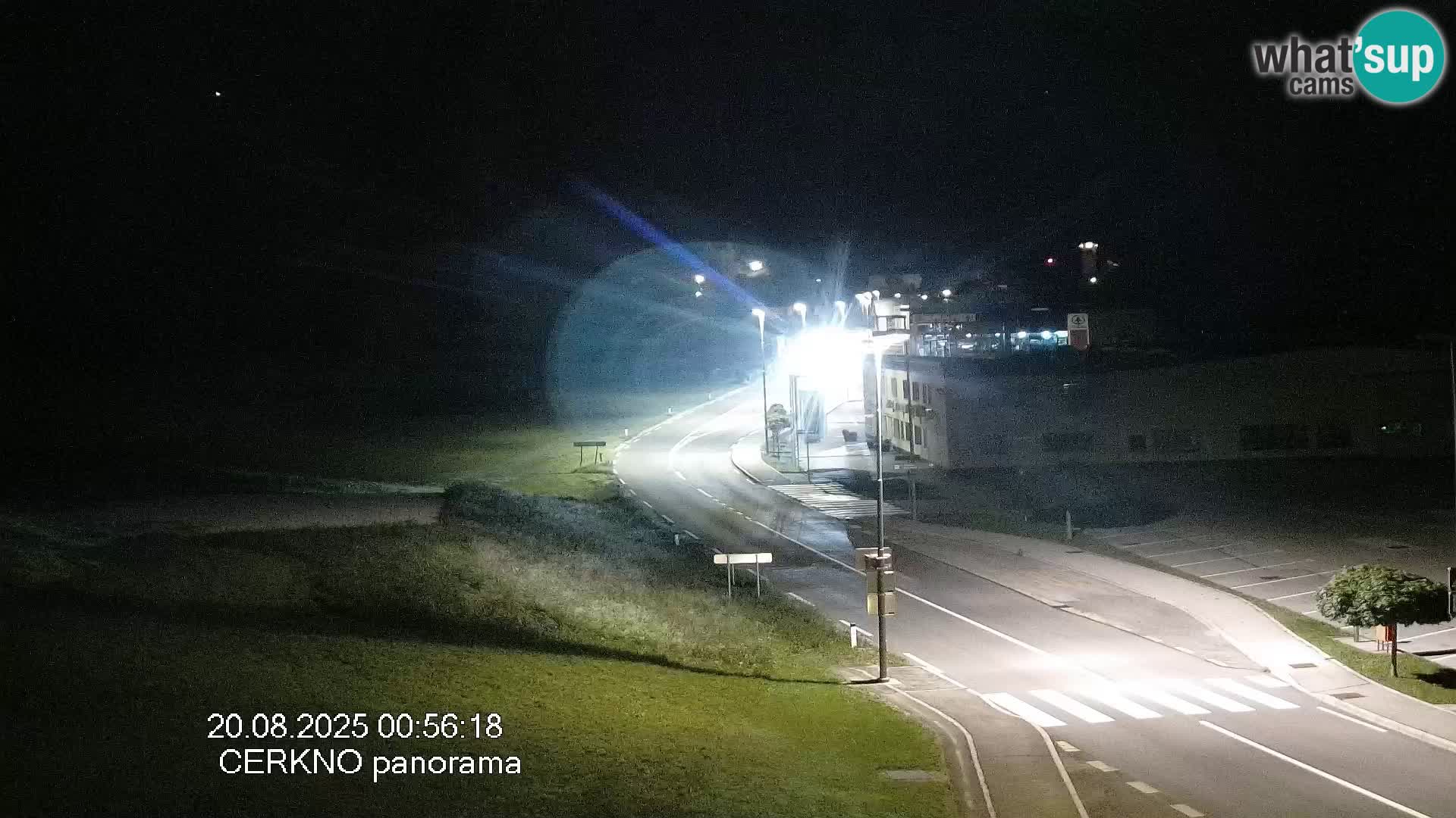 Cerkno city entrance Live Webcam