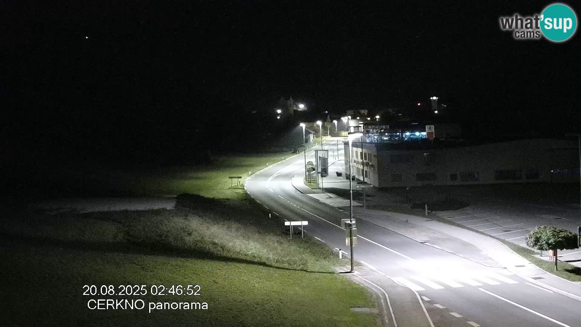 Webcam en direct – Entrée de la ville de Cerkno