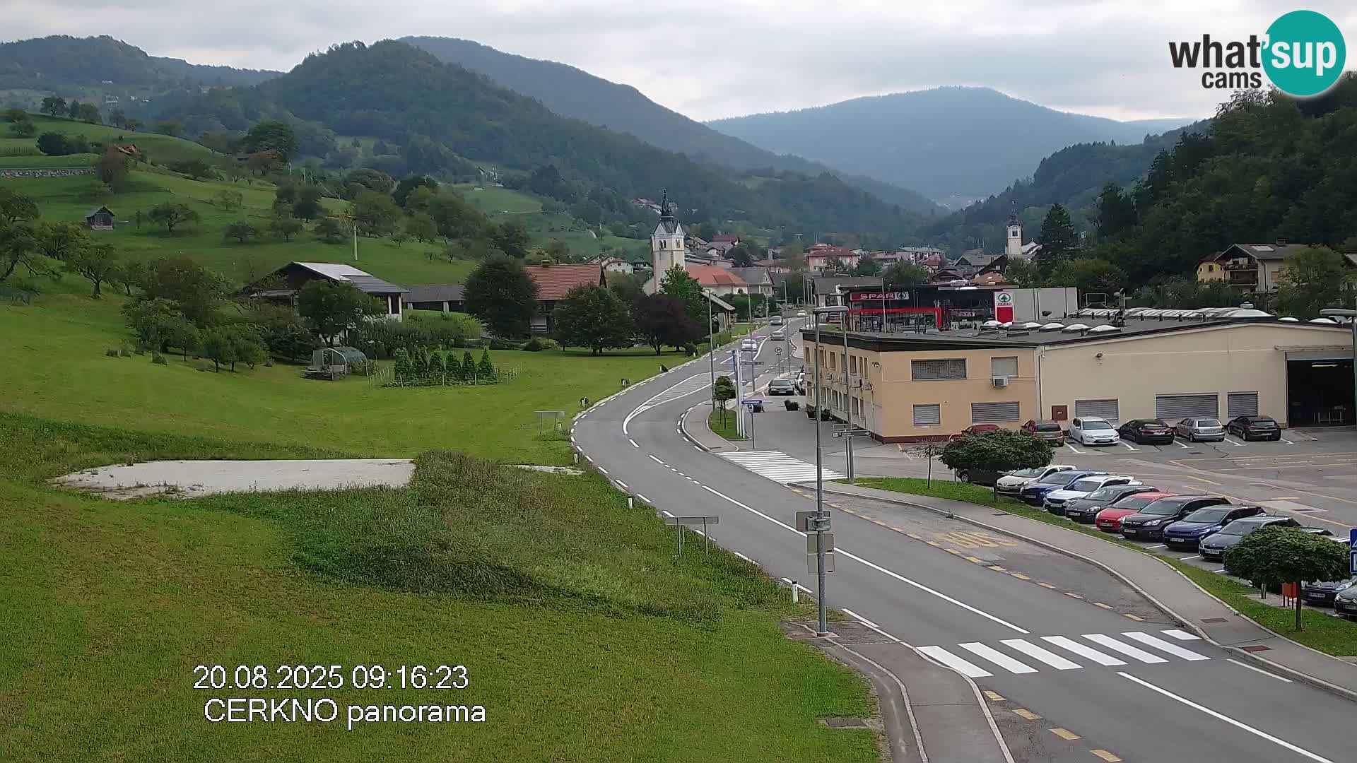 Cerkno Stadteingang Live-Webcam