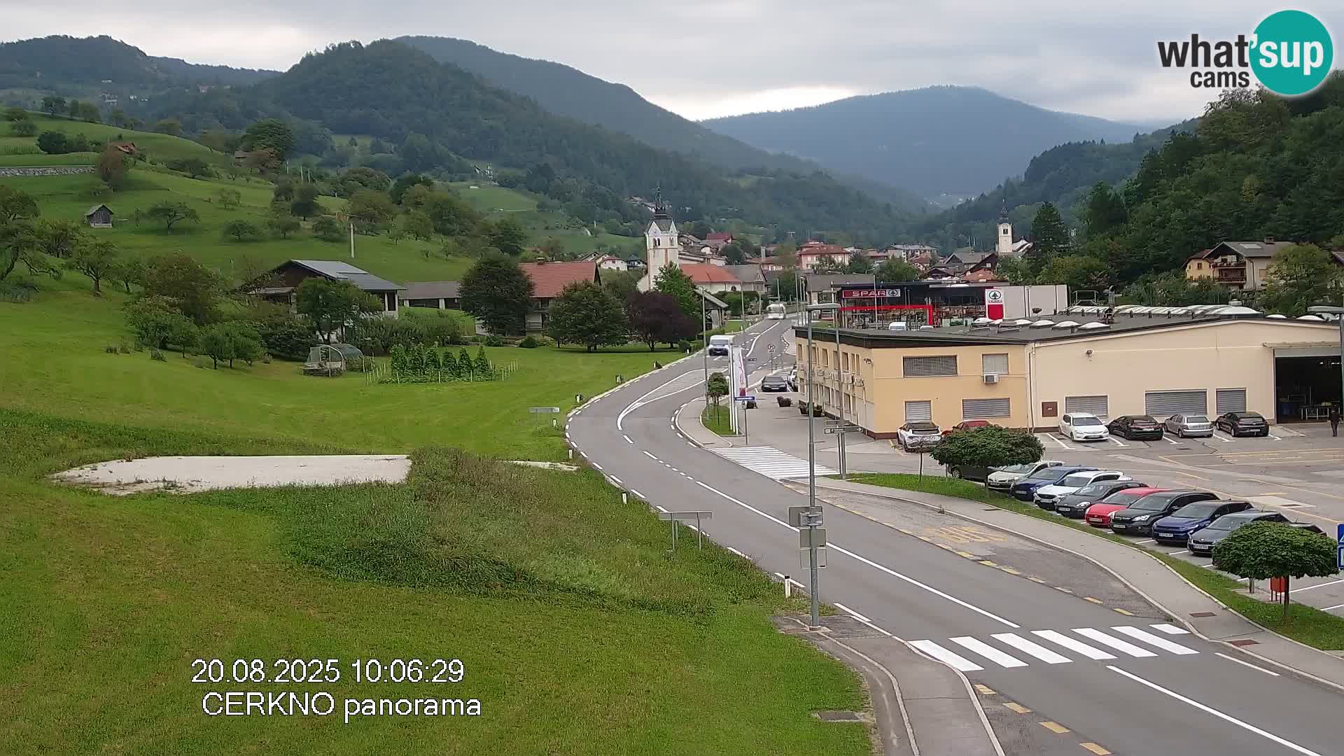 Cerkno ulaz u grad – Kamera uživo