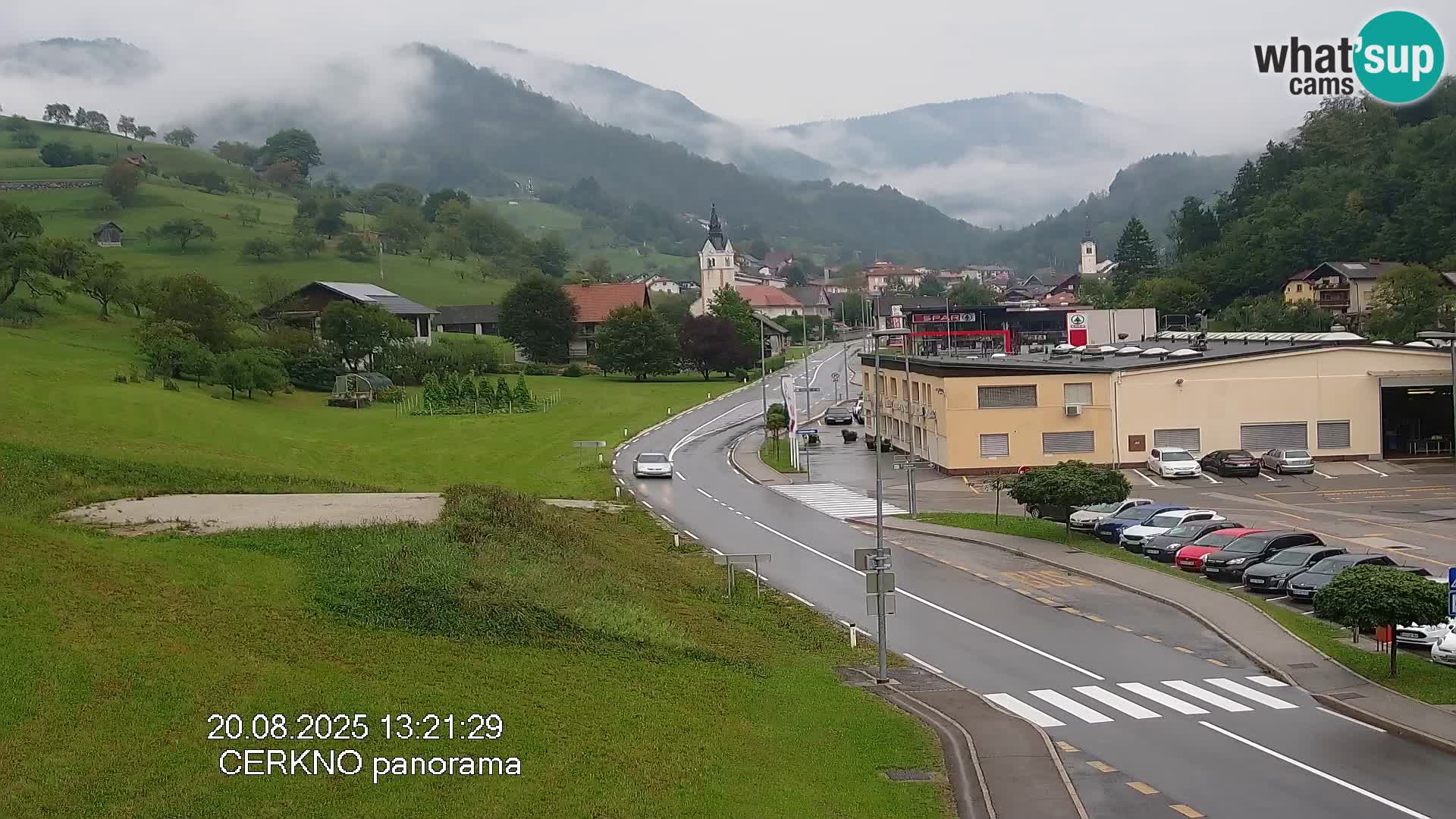 Cerkno ulaz u grad – Kamera uživo