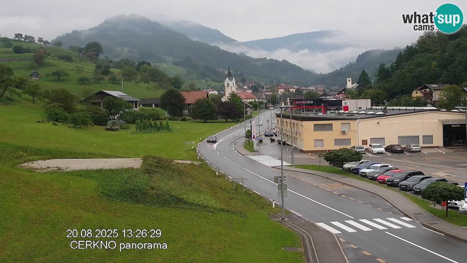 Cerkno Stadteingang Live-Webcam