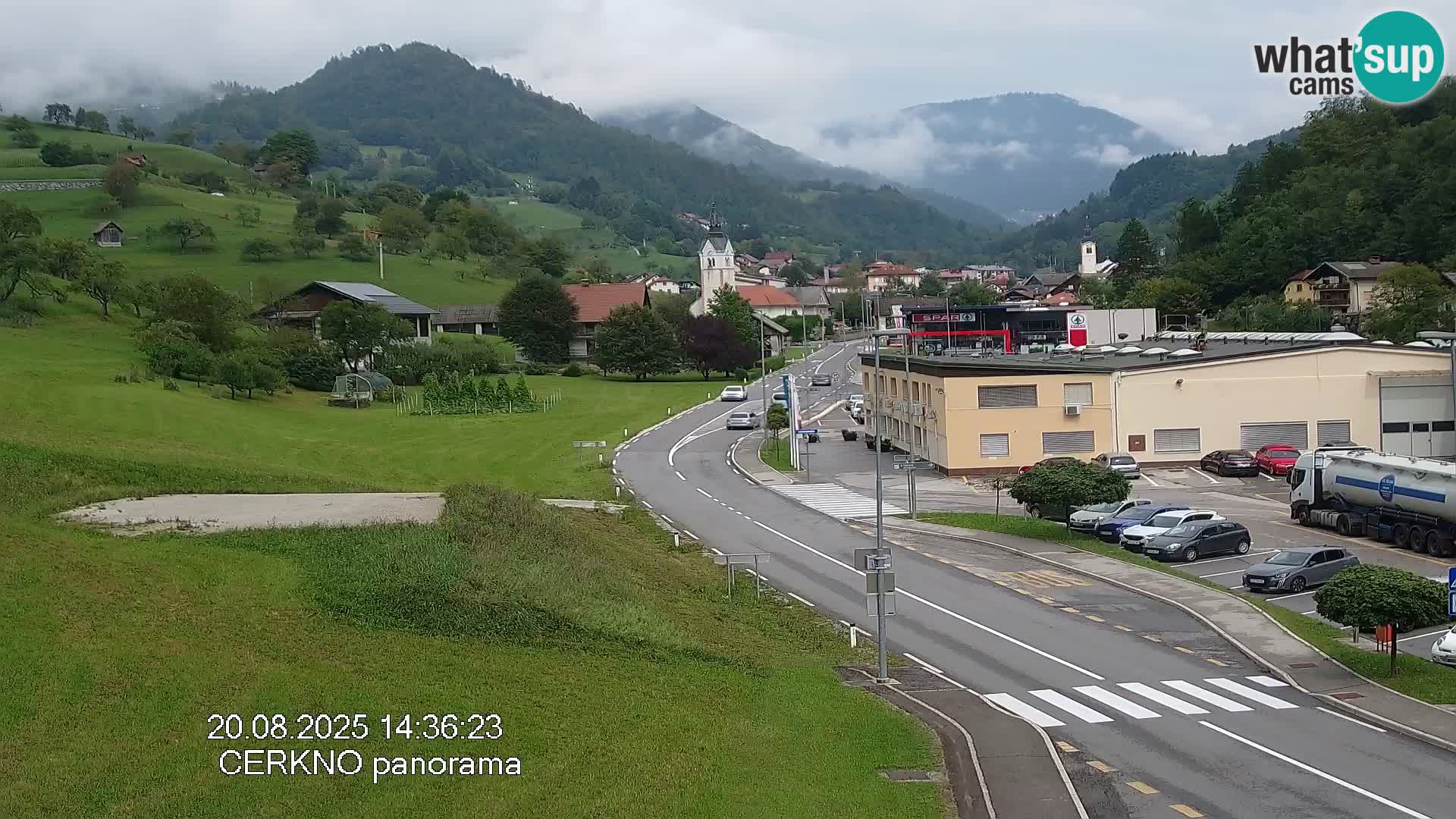 Cerkno ulaz u grad – Kamera uživo