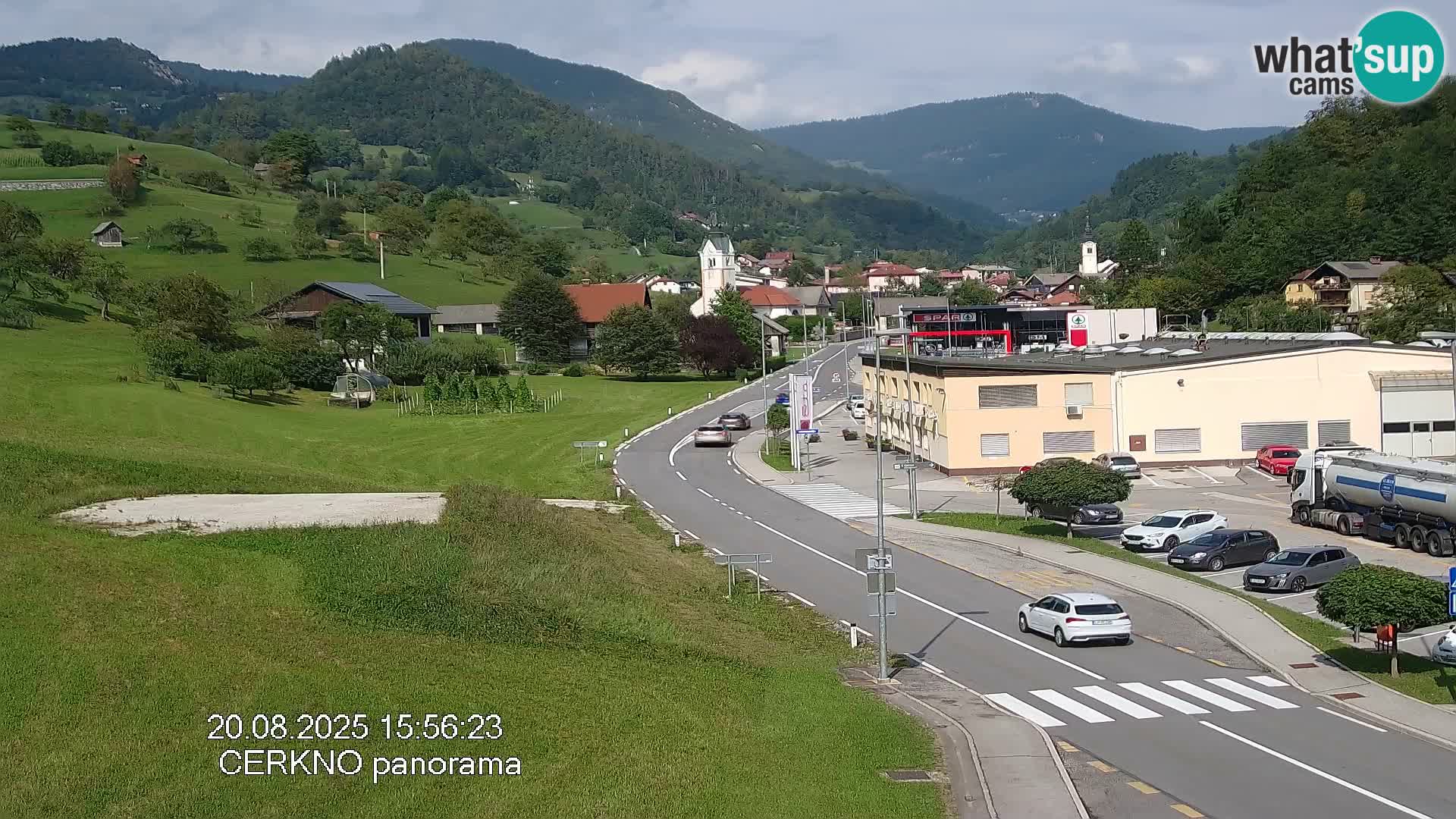 Cerkno ulaz u grad – Kamera uživo