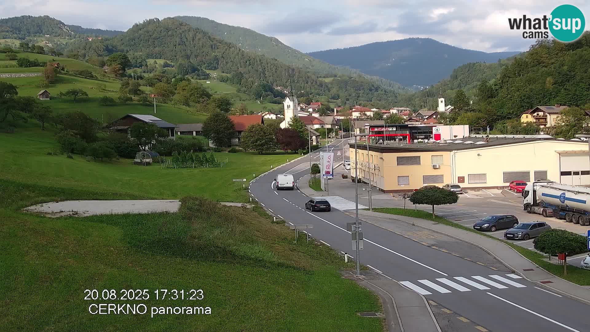 Cerkno Stadteingang Live-Webcam