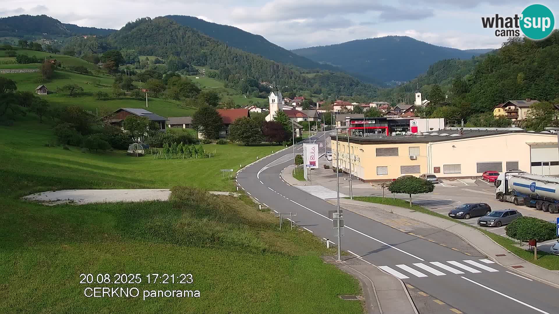 Cerkno Stadteingang Live-Webcam