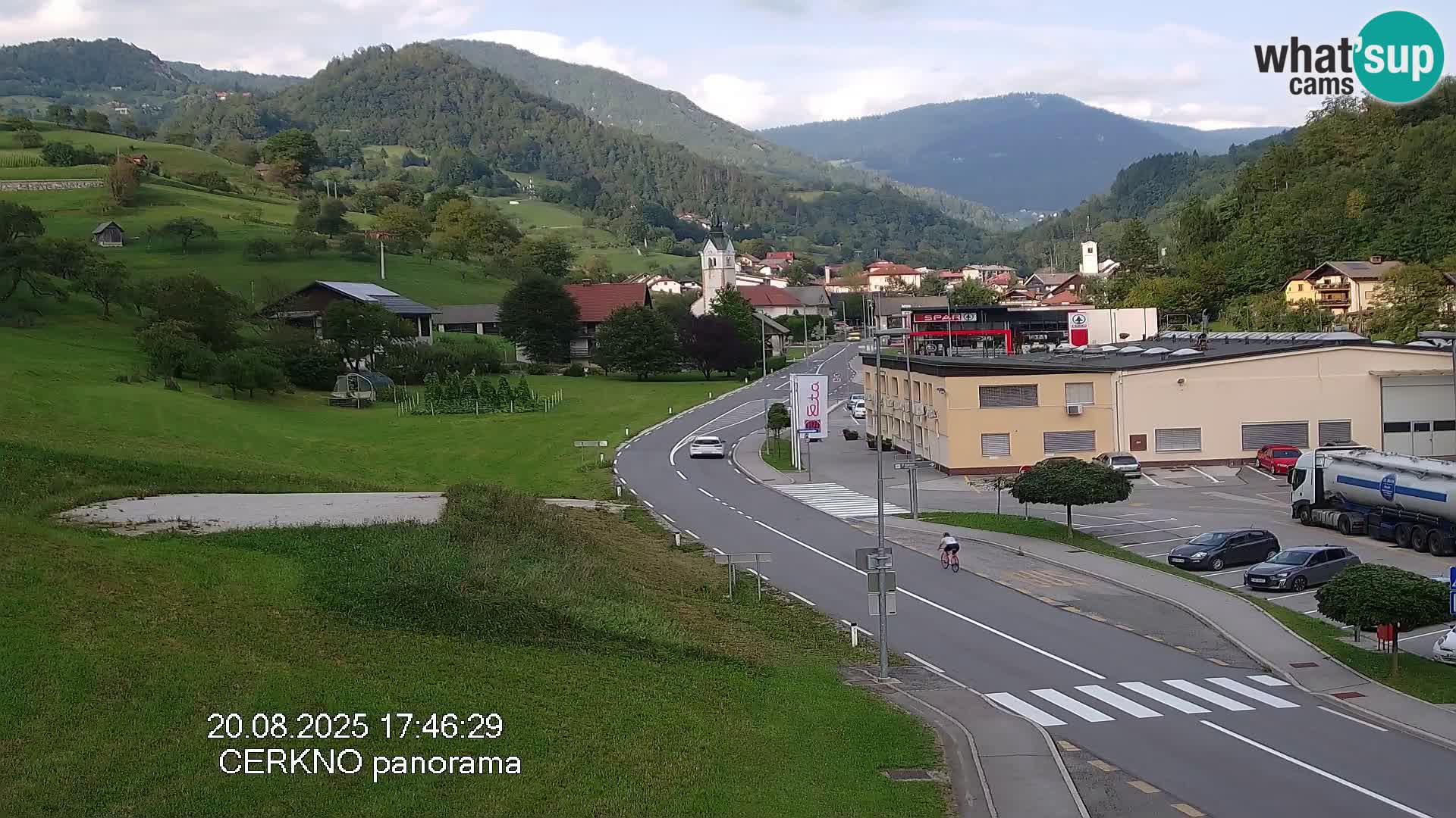 Cerkno ulaz u grad – Kamera uživo