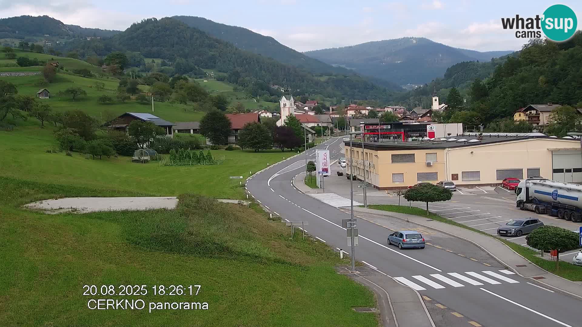 Cerkno Stadteingang Live-Webcam