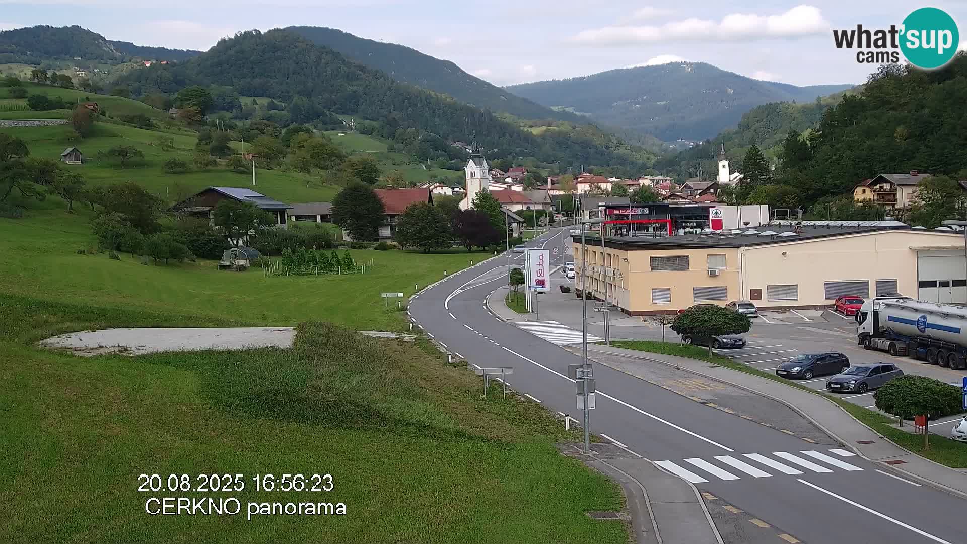 Cerkno ulaz u grad – Kamera uživo