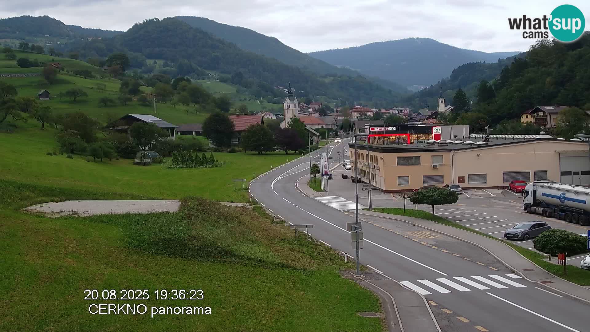 Cerkno ulaz u grad – Kamera uživo
