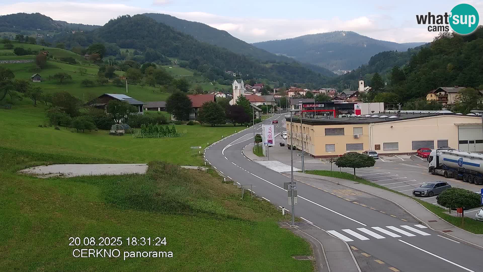 Cerkno ulaz u grad – Kamera uživo