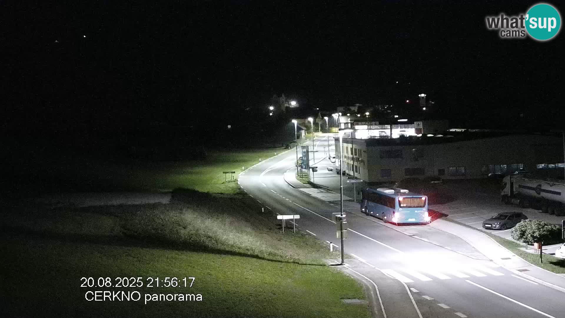 Cerkno entrada a la ciudad Webcam en vivo