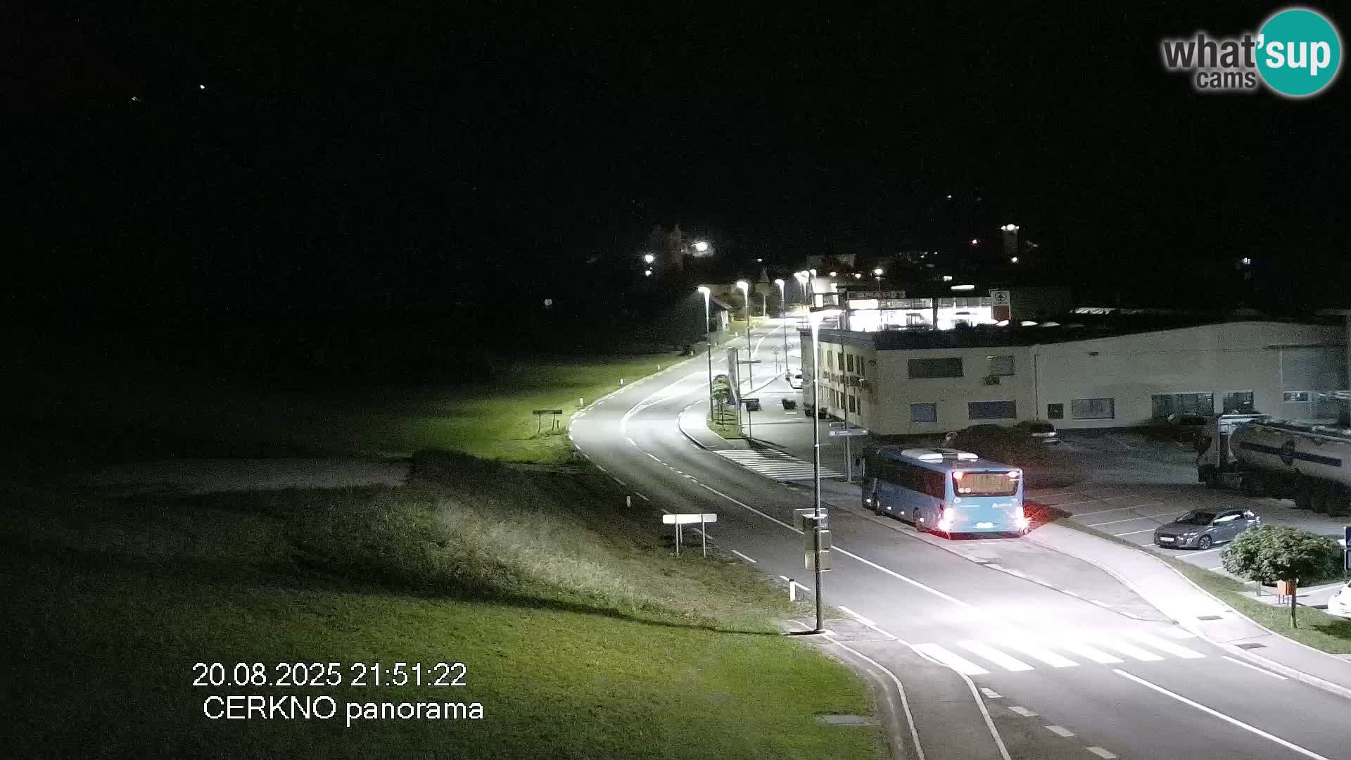 Webcam en direct – Entrée de la ville de Cerkno
