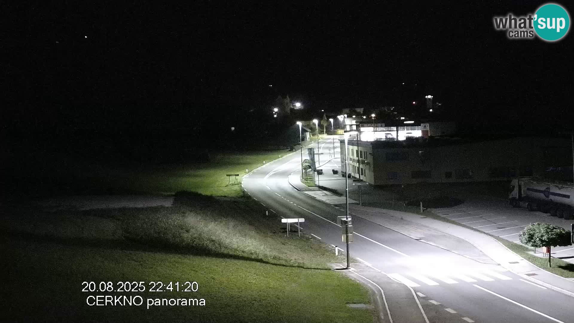 Cerkno entrada a la ciudad Webcam en vivo
